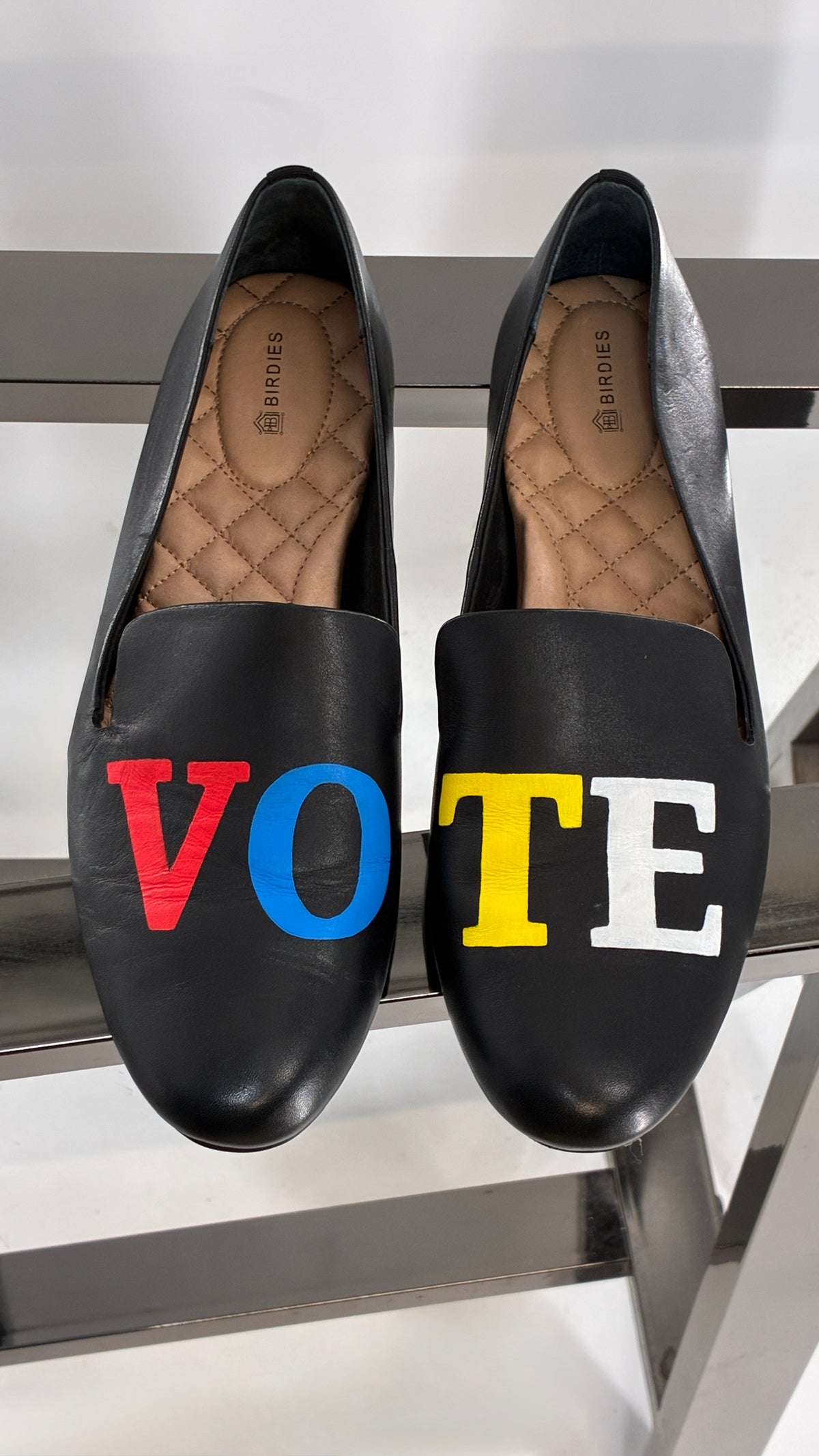 Vintage BIRDIES Rare Limited Edition VOTE Loafers (10)