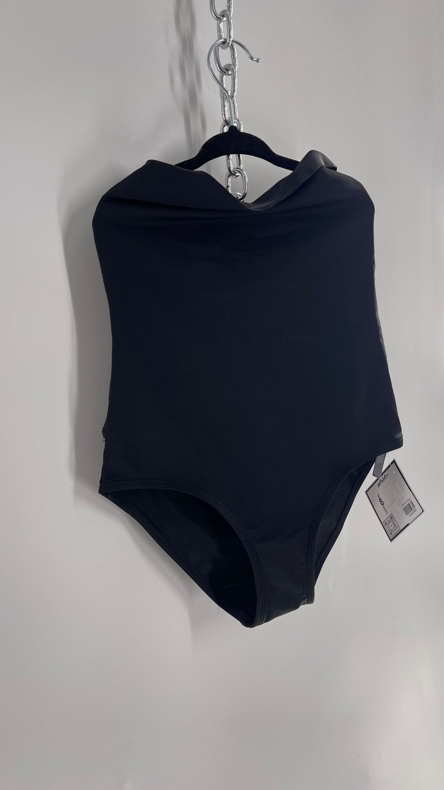 Aerie Black Ultra High Waisted Swim Bottoms (XS)