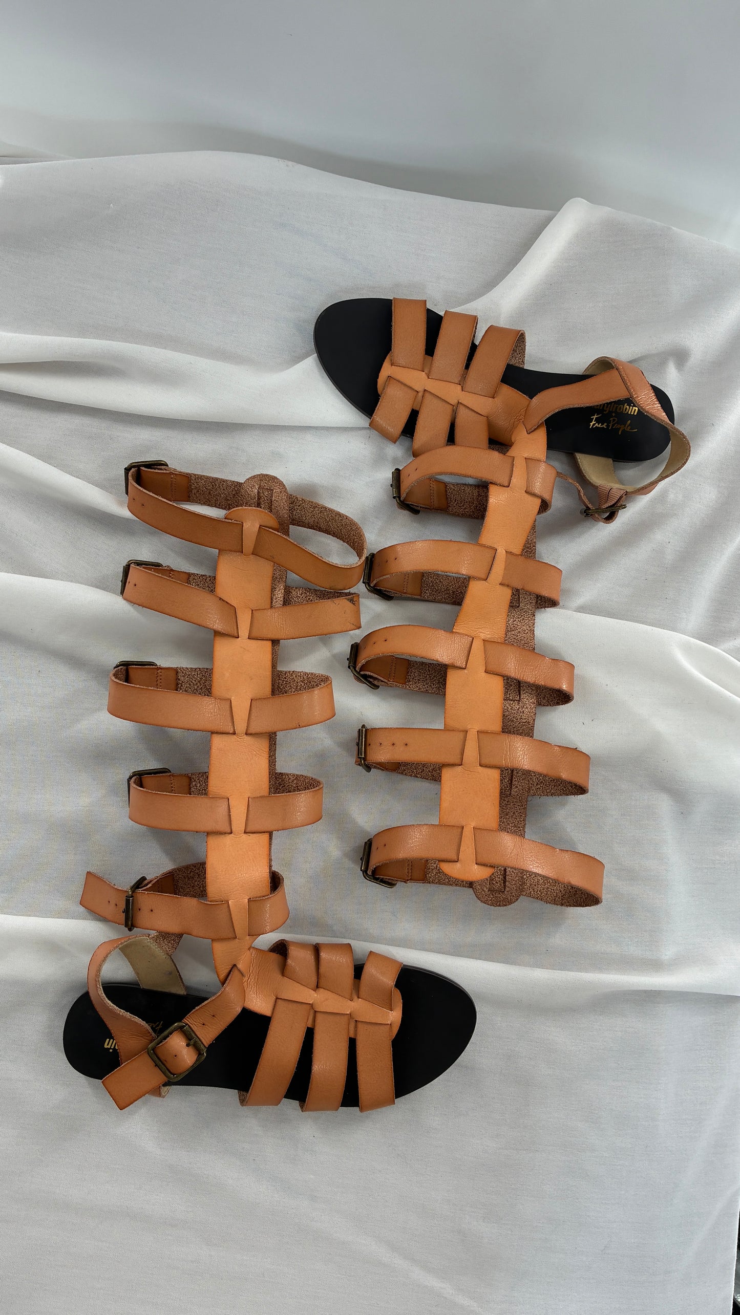 Farylrobin + Free People Genuine Leather Gladiator Style Sandal (9)