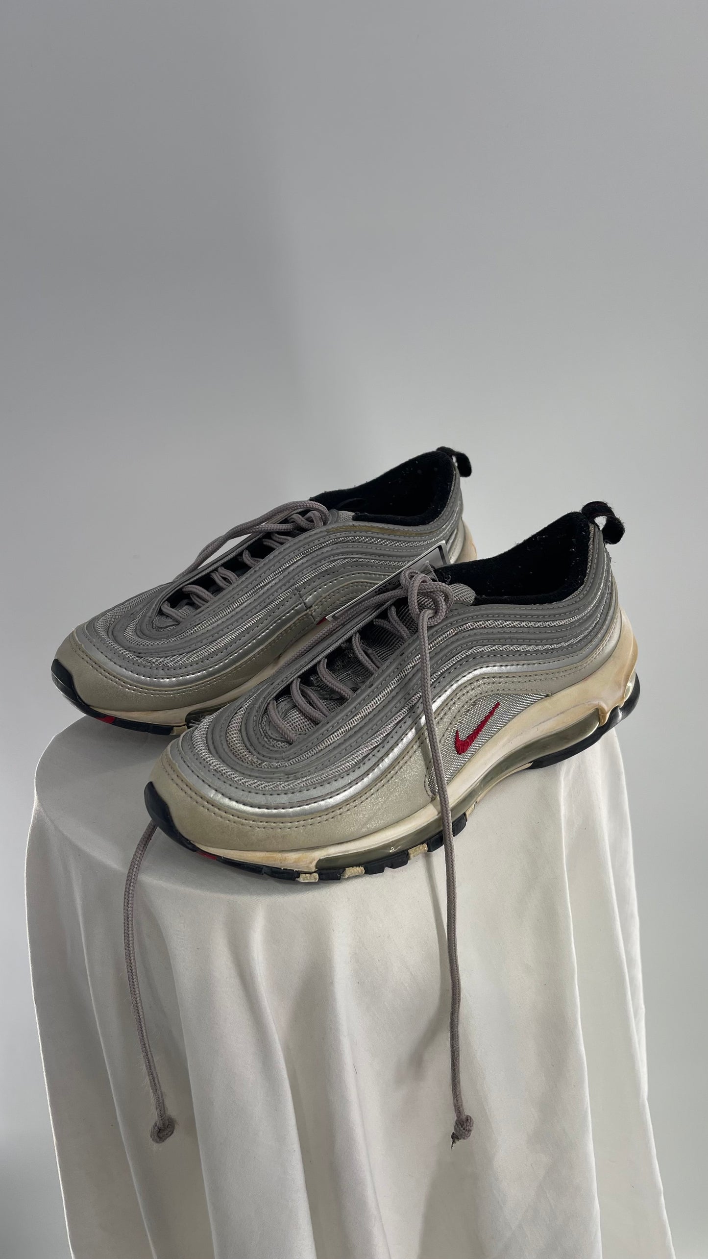 Vintage Worn Nike Air Max 1997 Silver Bullet (5Y)