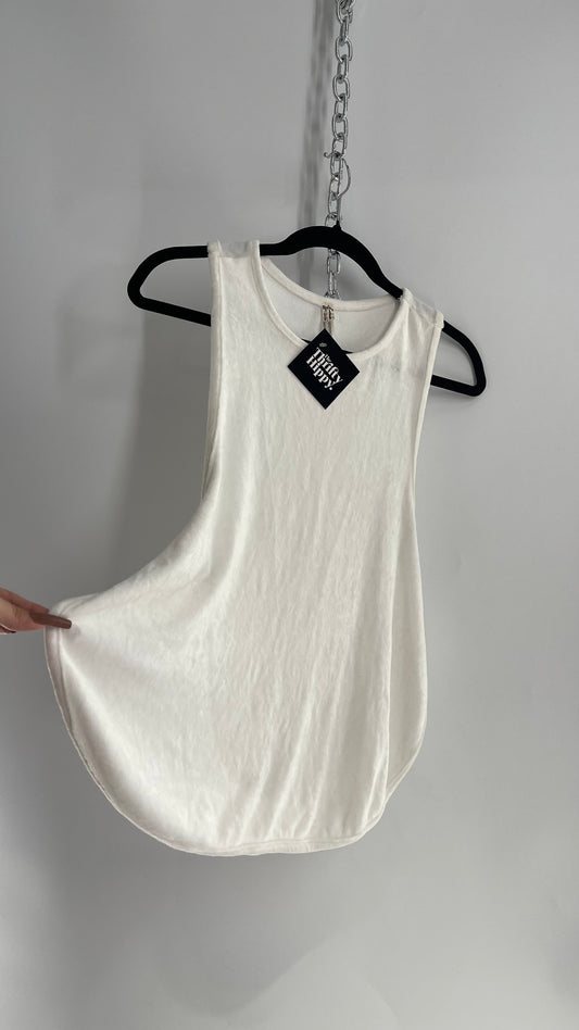 Free People Soft White Tank (Medium)