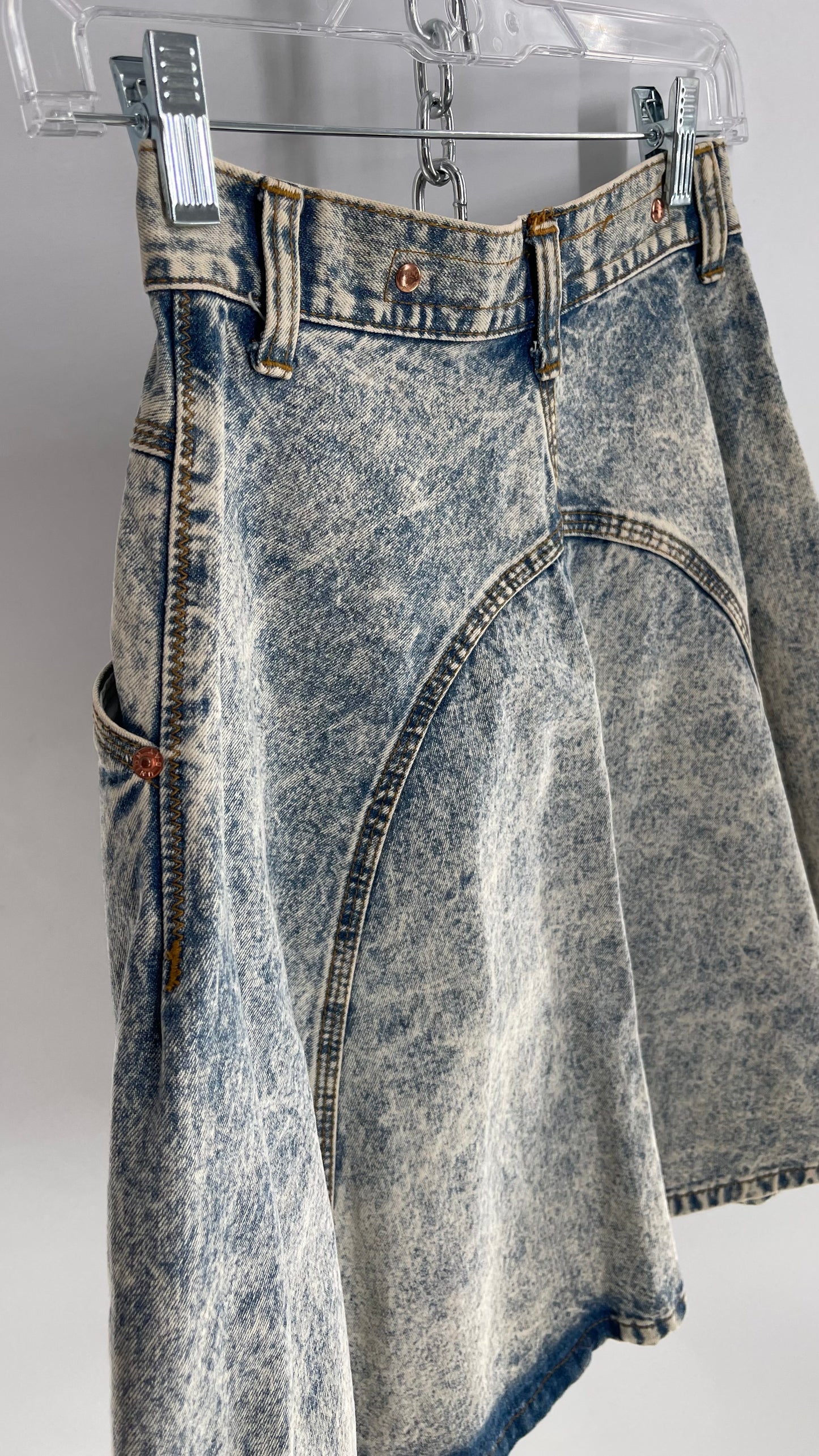 Vintage Union Bay Acid Wash Circle Skirt  (3)