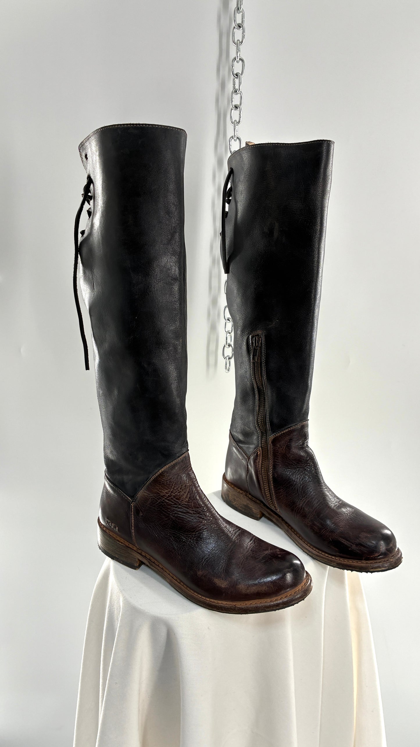 Vintage BEDSTÜ Manchester Two Toned Tall Riding Boots (7)