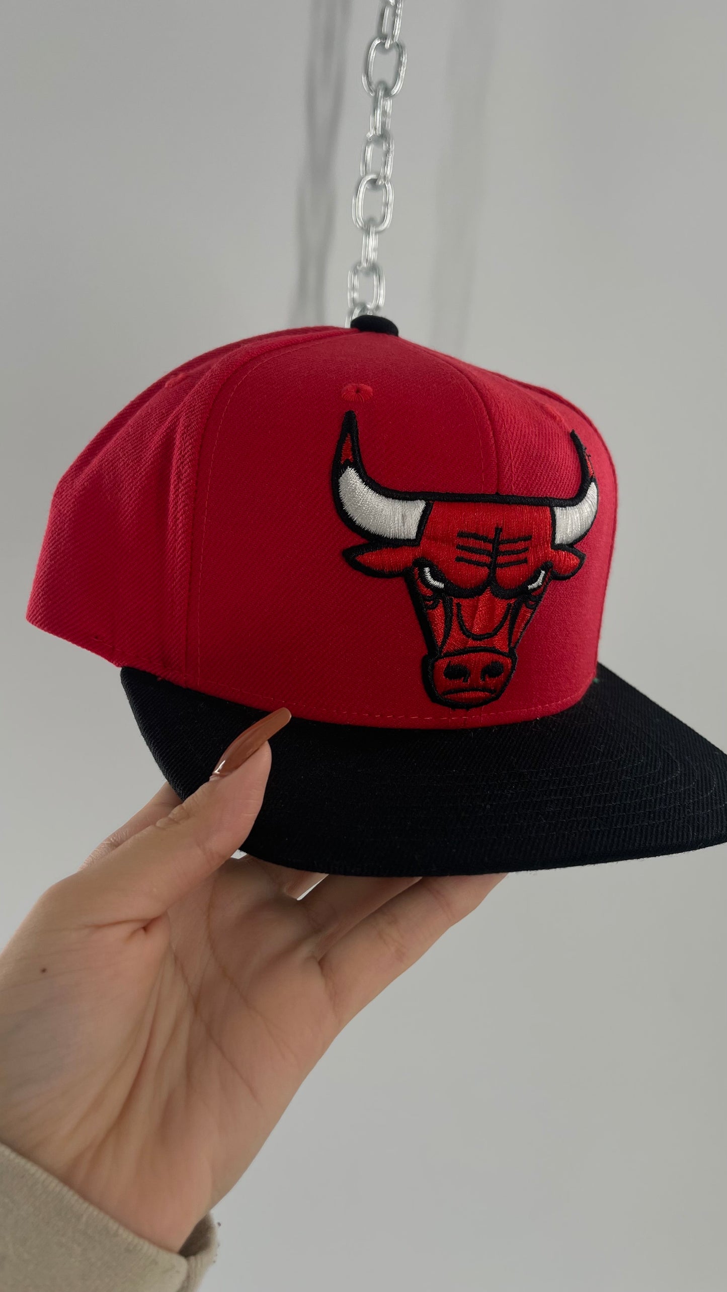 Mitchell and Ness Chicago Bulls Embroidered Snap Back