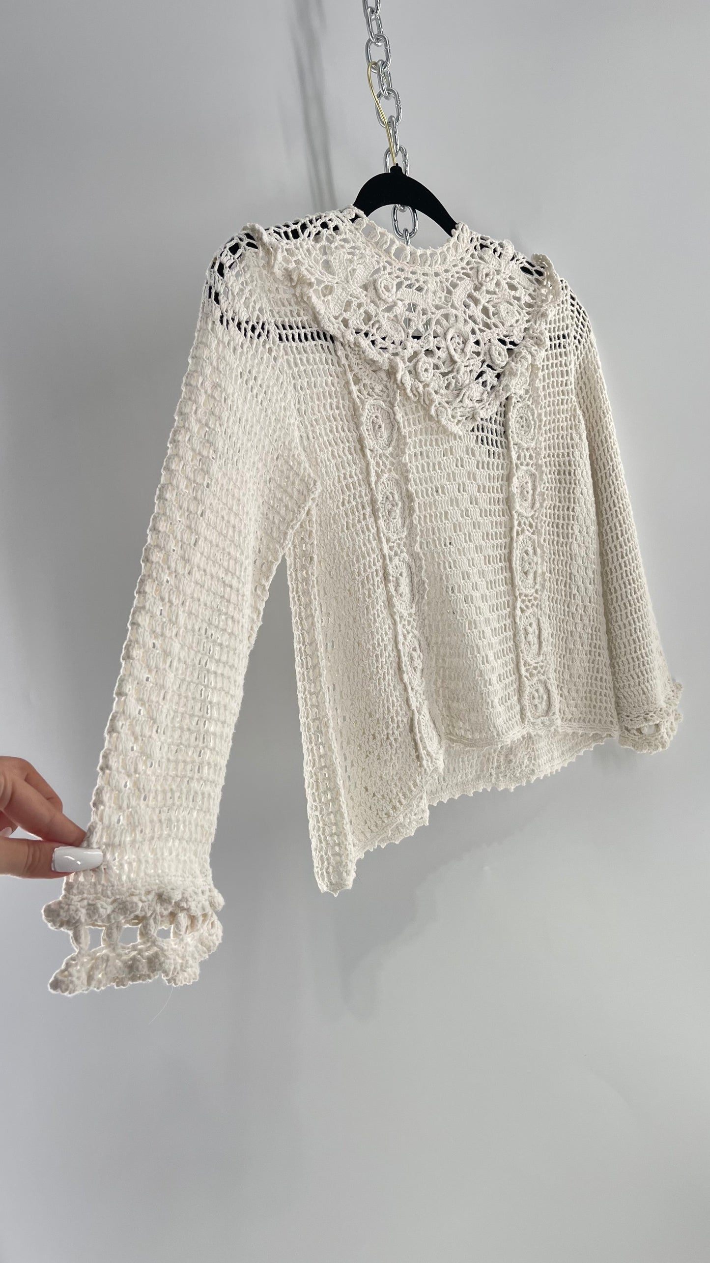 Coreylynncalter Crochet Blouse (XS/S)