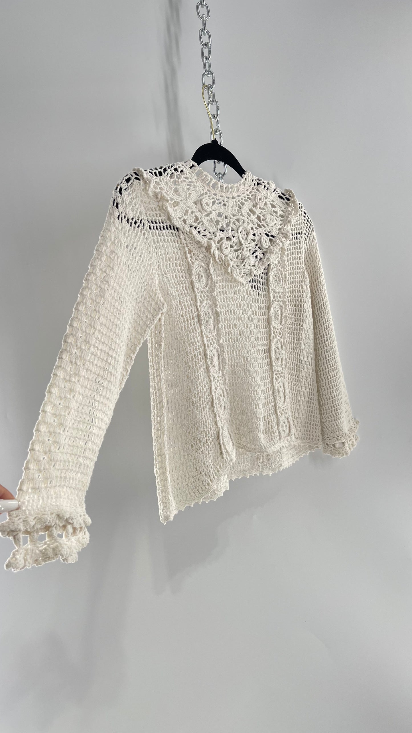 Coreylynncalter Crochet Blouse (XS/S)