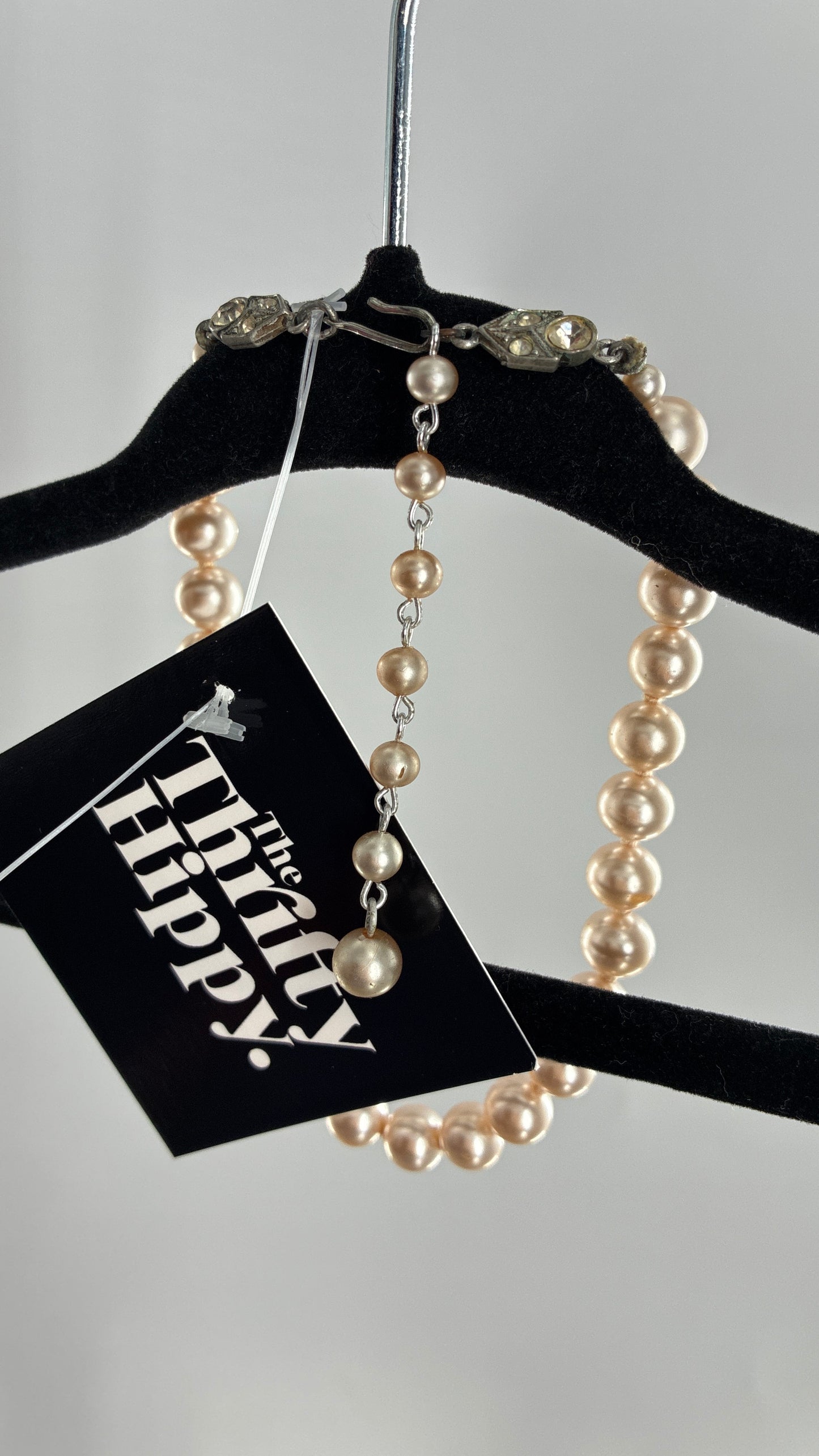 Vintage Pearl Choker Necklace