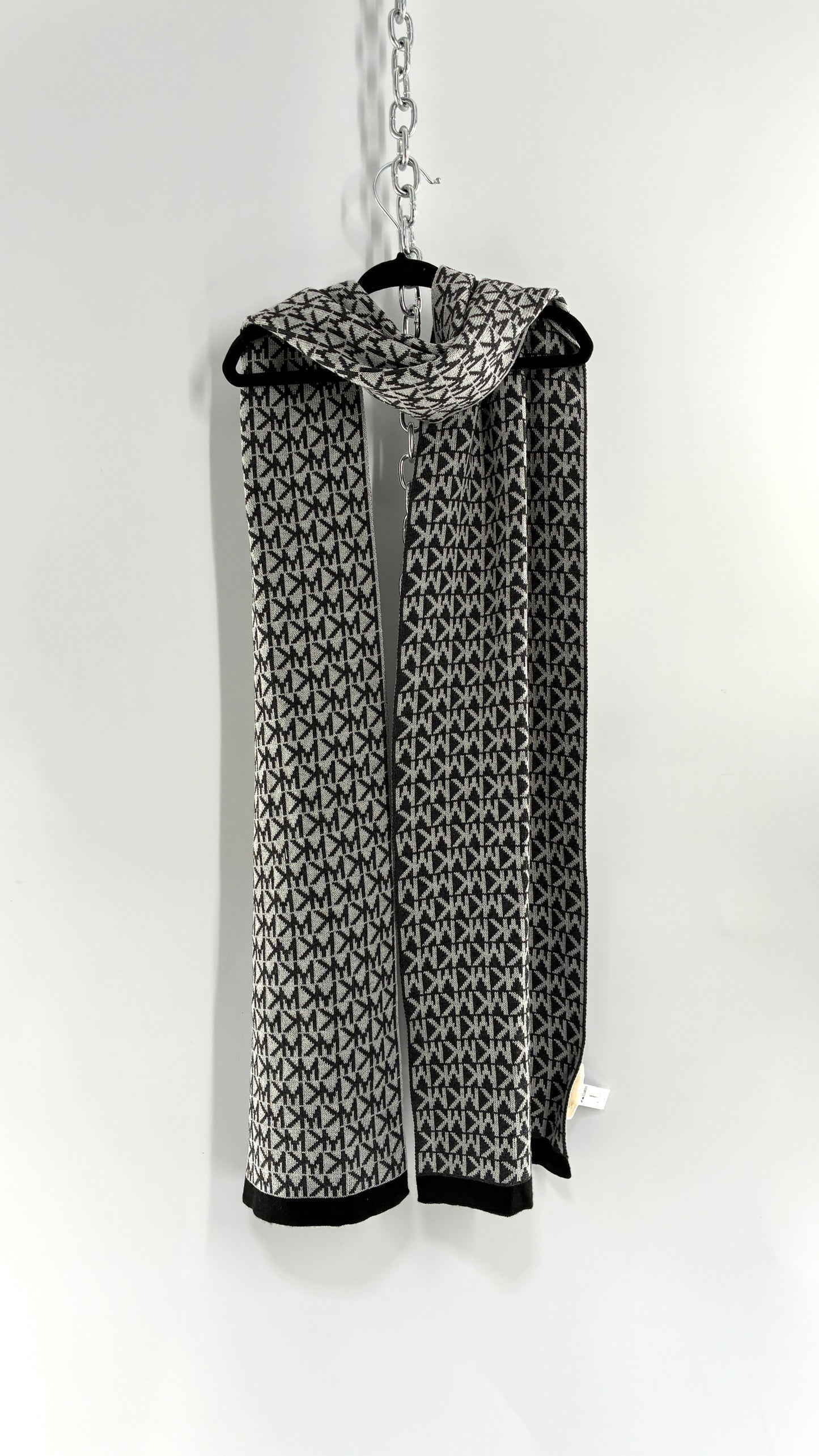Vintage Michael Kors Reversible Monogram Scarf