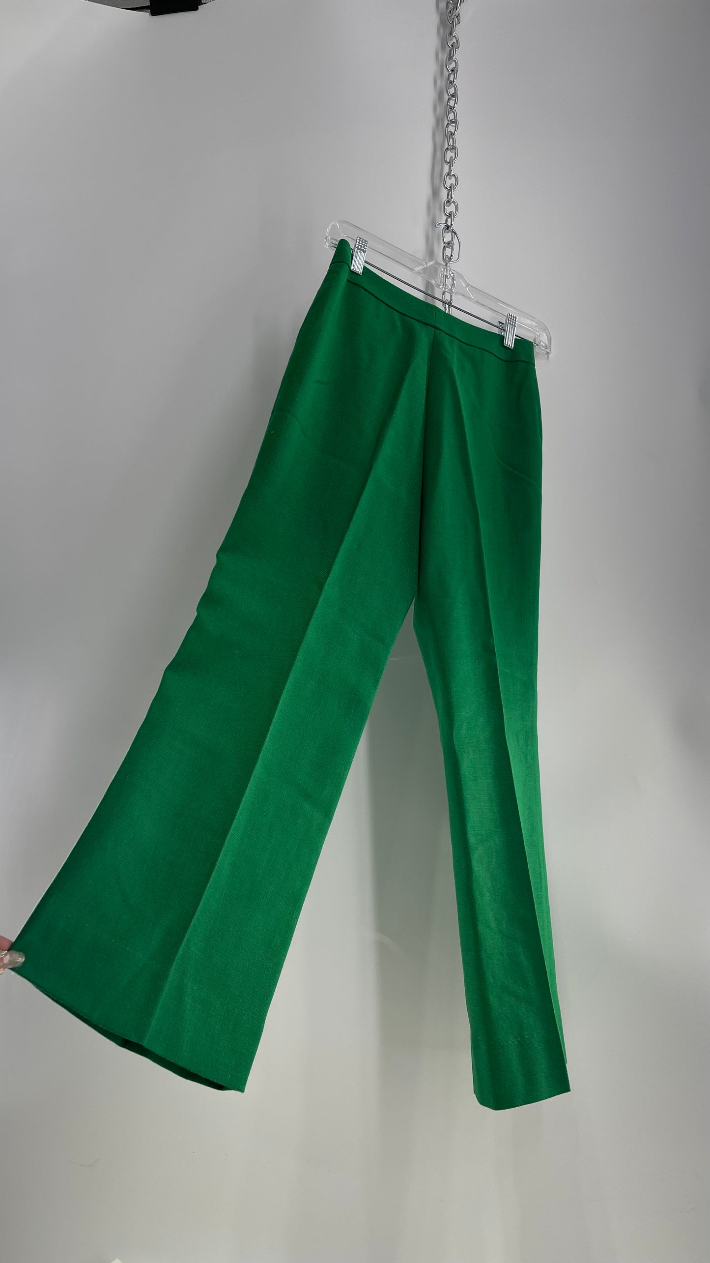 Prestige Vintage 1970s Kelly Green Trouser (12)