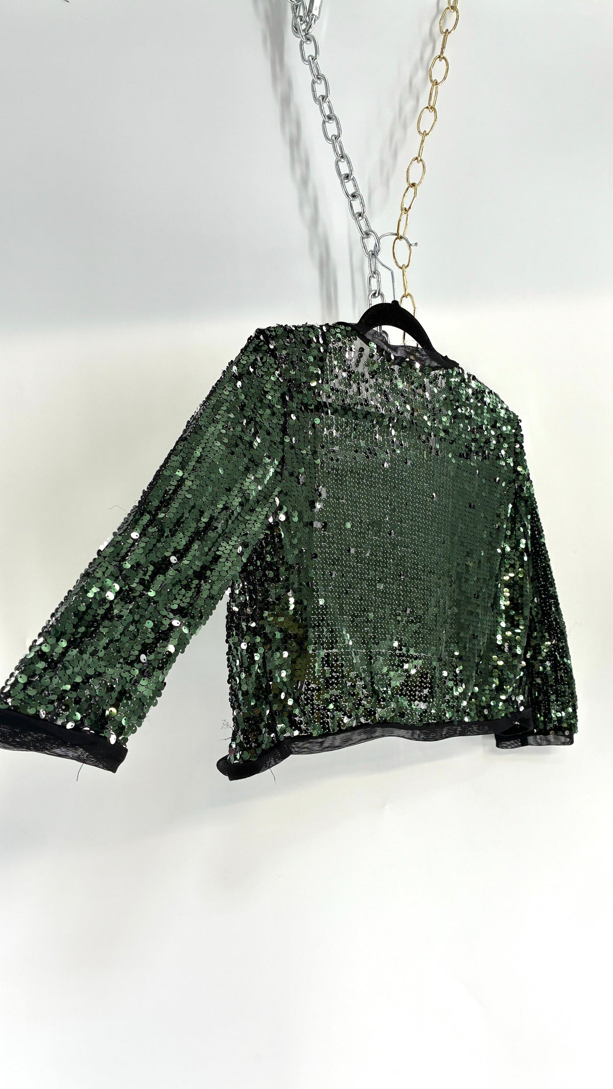 Vintage CHARLOTTE RUSSE Sequin Shrug (Small)