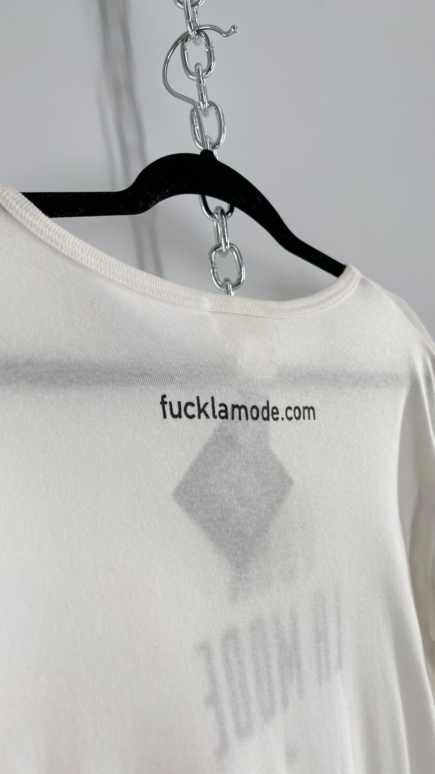 Deadstock Vintage Fuck La Mode T Shirt with Tags Attached (Large)