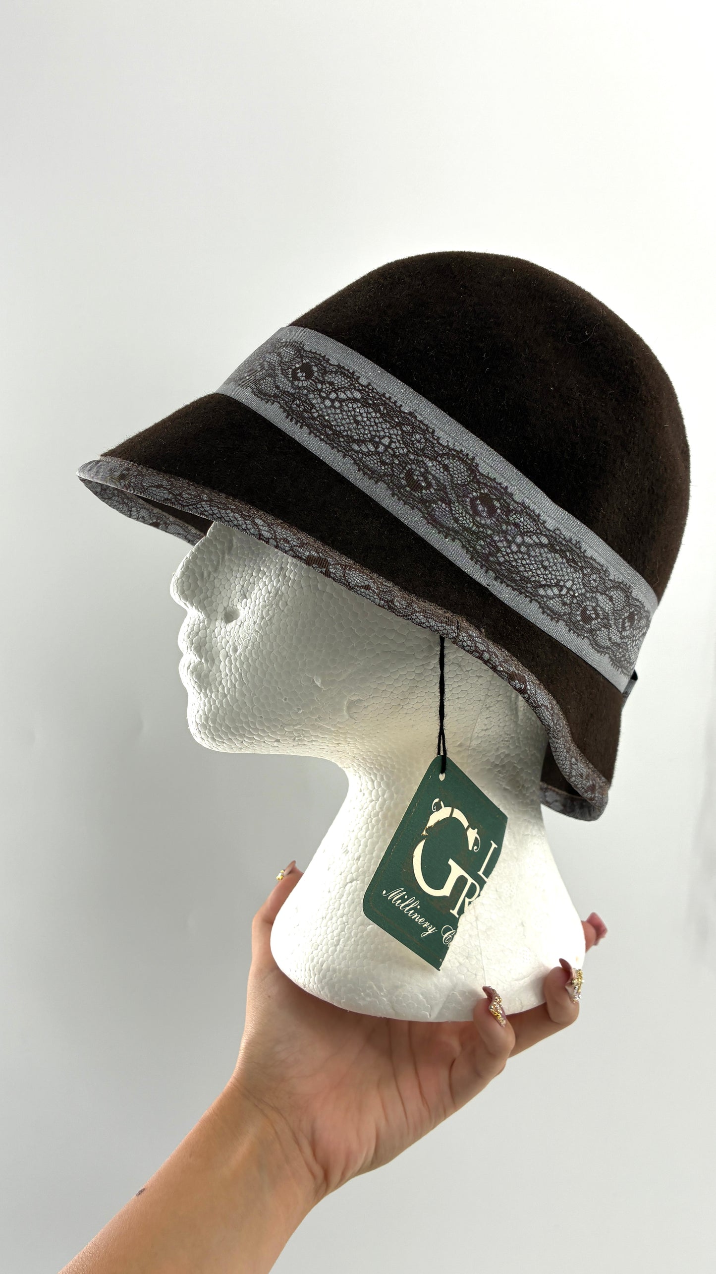 Deadstock Vintage LOUISE GREEN Millinery Hat