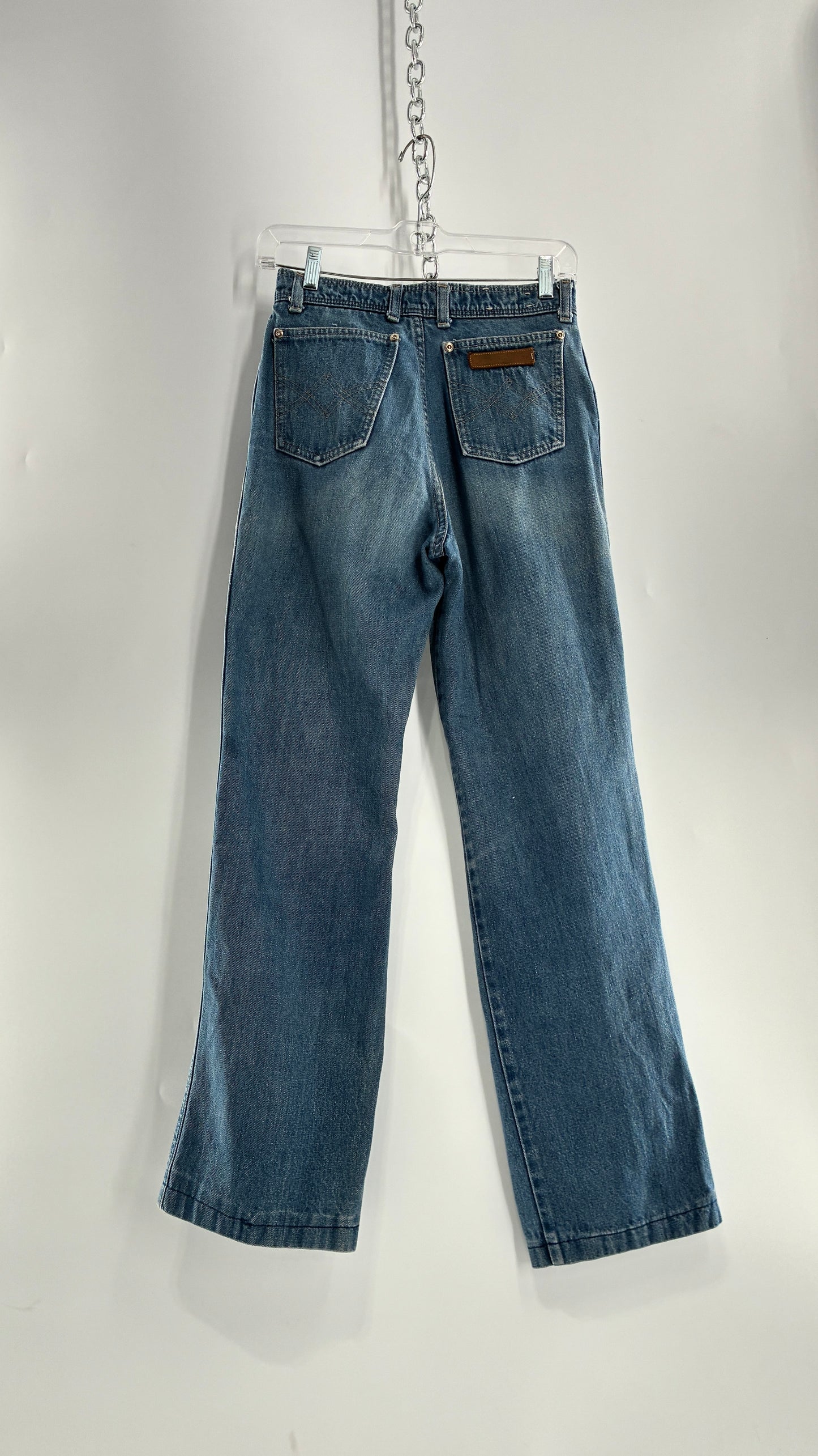 Vintage Oscar de la Renta Light Wash Straight Leg Jeans (10)