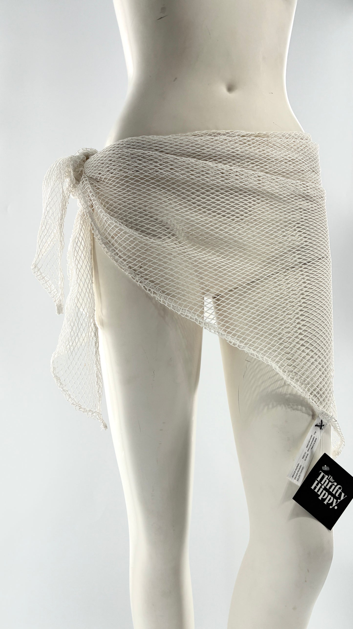 NWOT Urban Outfitters White Mesh Sarong