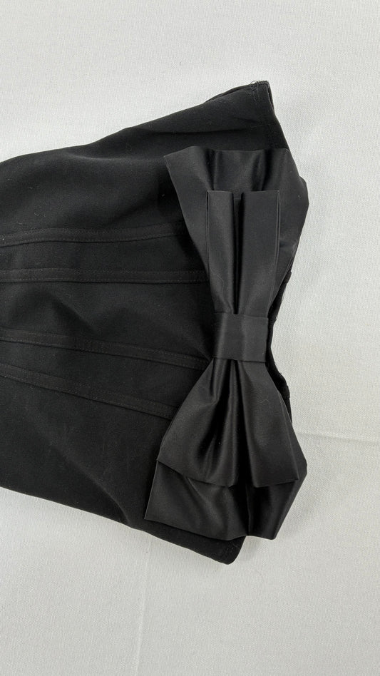 Bow Bust Sleeveless Faux Corset (Small)