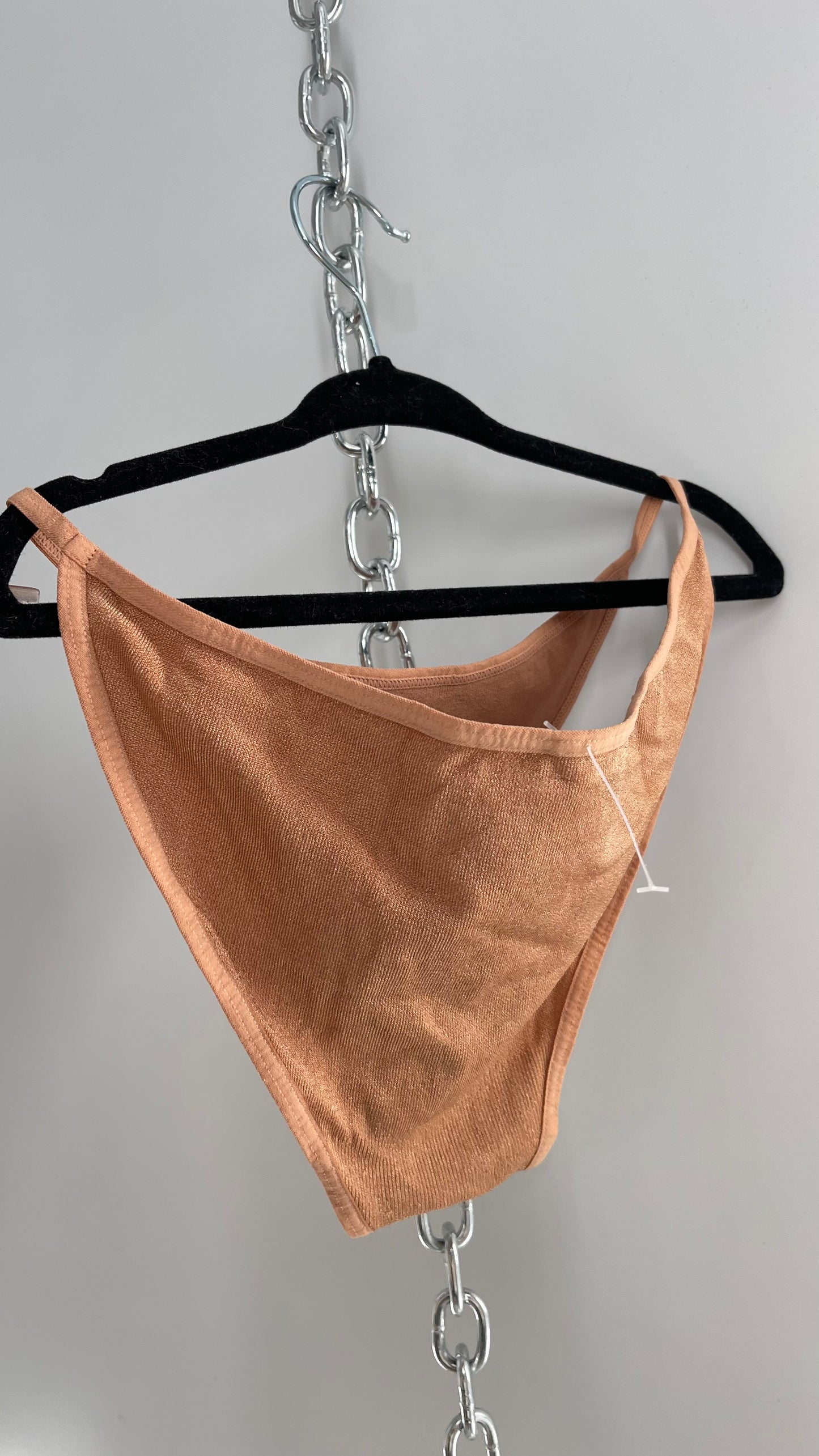 Intimately Free People Clay/Tan Tanga Undies (XS/S)