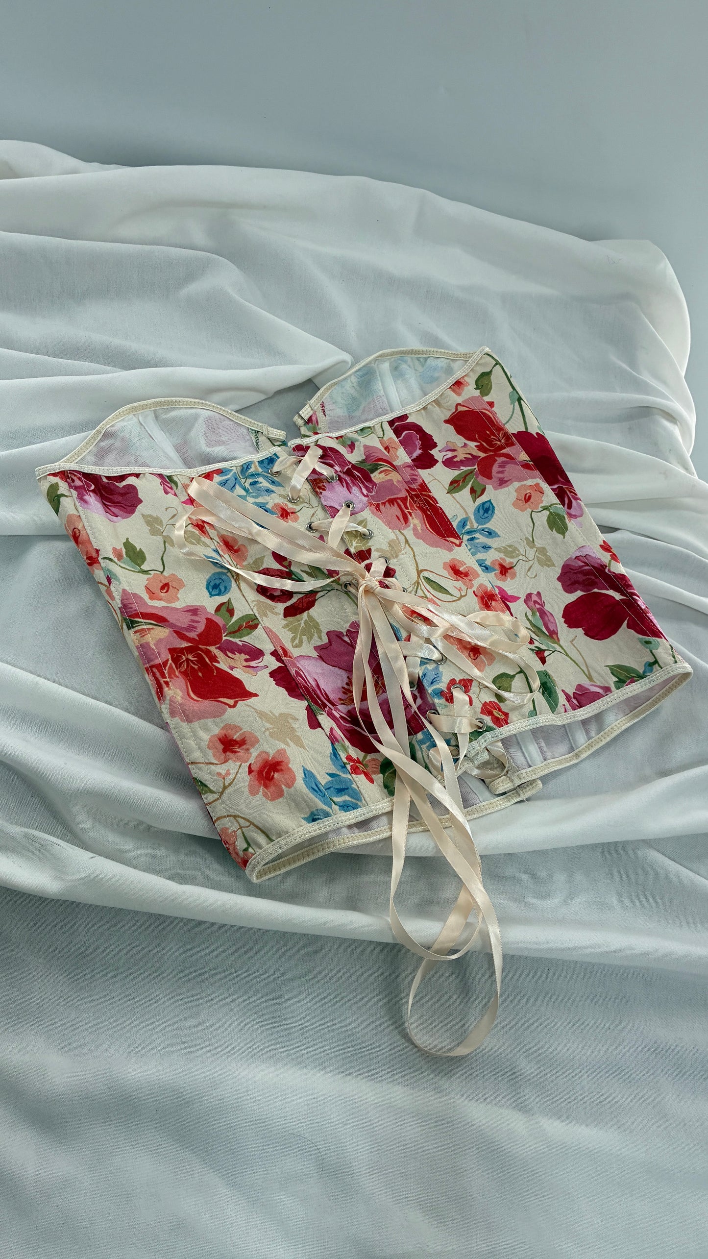 Floral Brocade Corset (Large)
