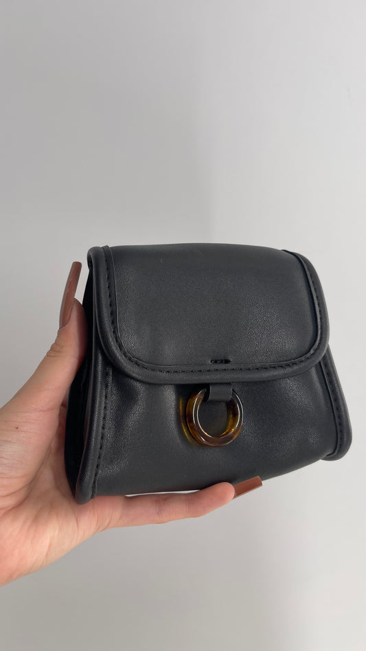 Urban Outfitters Black Leather Belt Bag