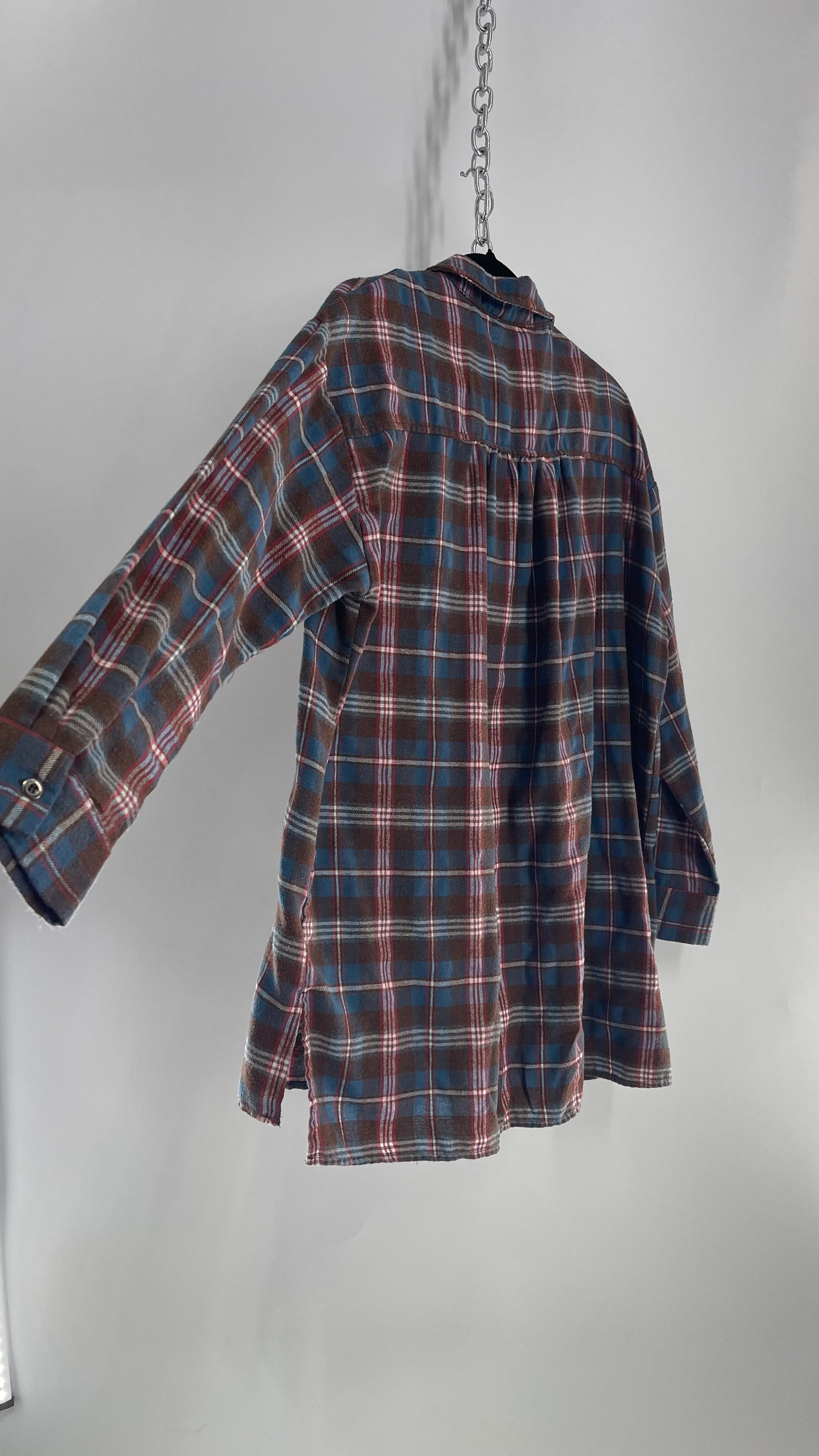 Papermoon Blue/Brown Flannel (Large)