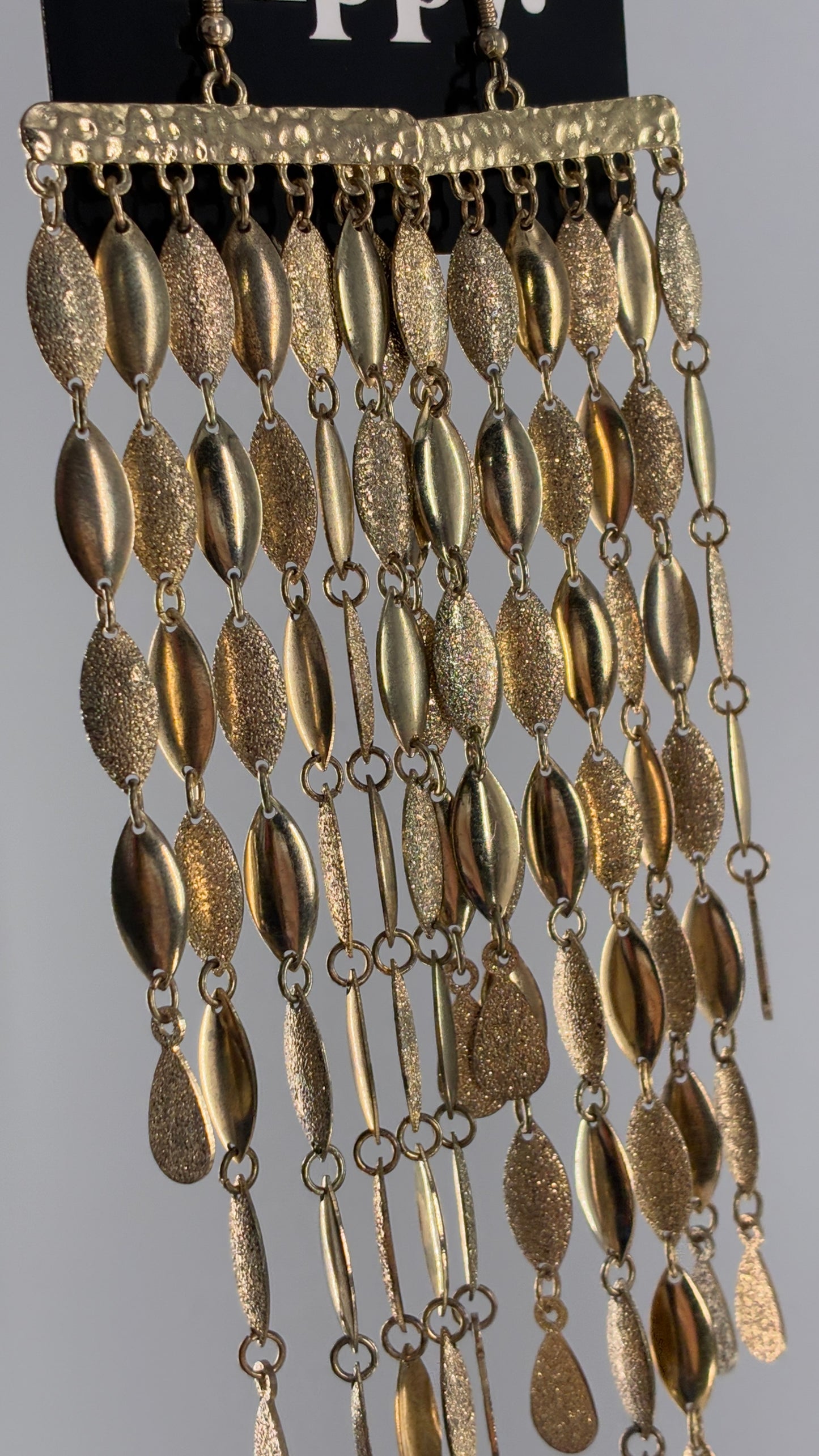 Vintage Dramatic, Chandelier Style Gold Earrings