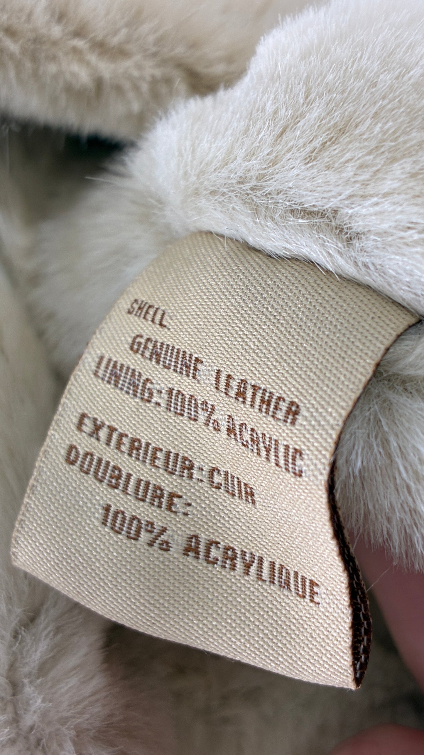 Vintage UGG Leather Mouton Poncho Cape (S/M)