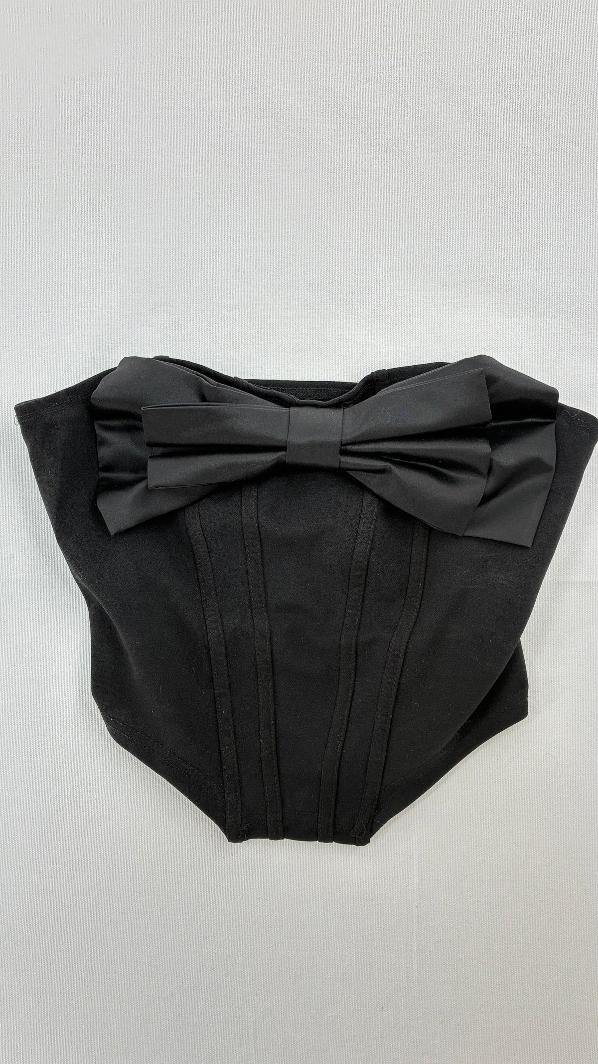 Bow Bust Sleeveless Faux Corset (Small)