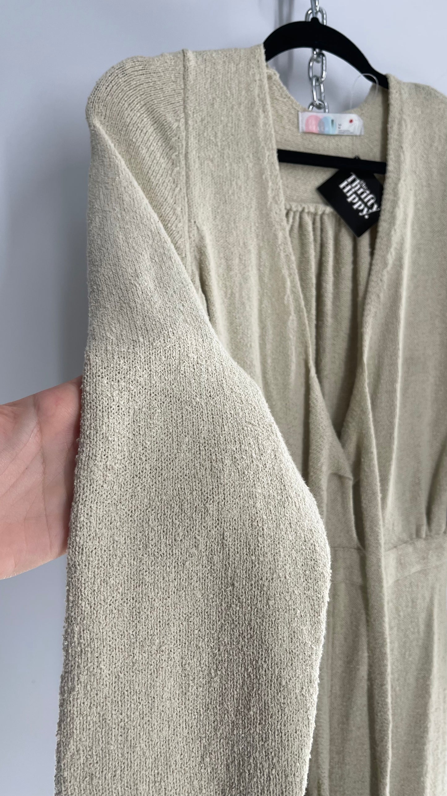 Free People Sage Thick Knit Jumpsuit (Large)