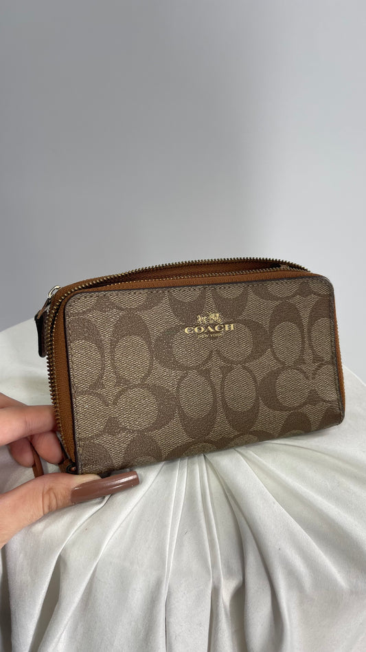 Vintage COACH Monogram Wallet