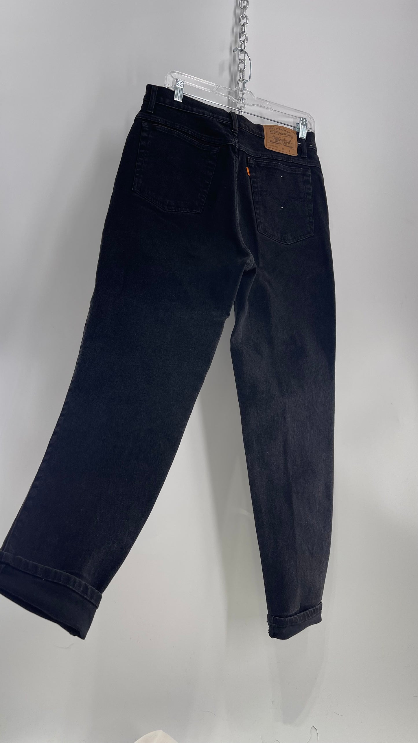 Levi’s Orange Tab 1970’s  Black Denim (Size 15)