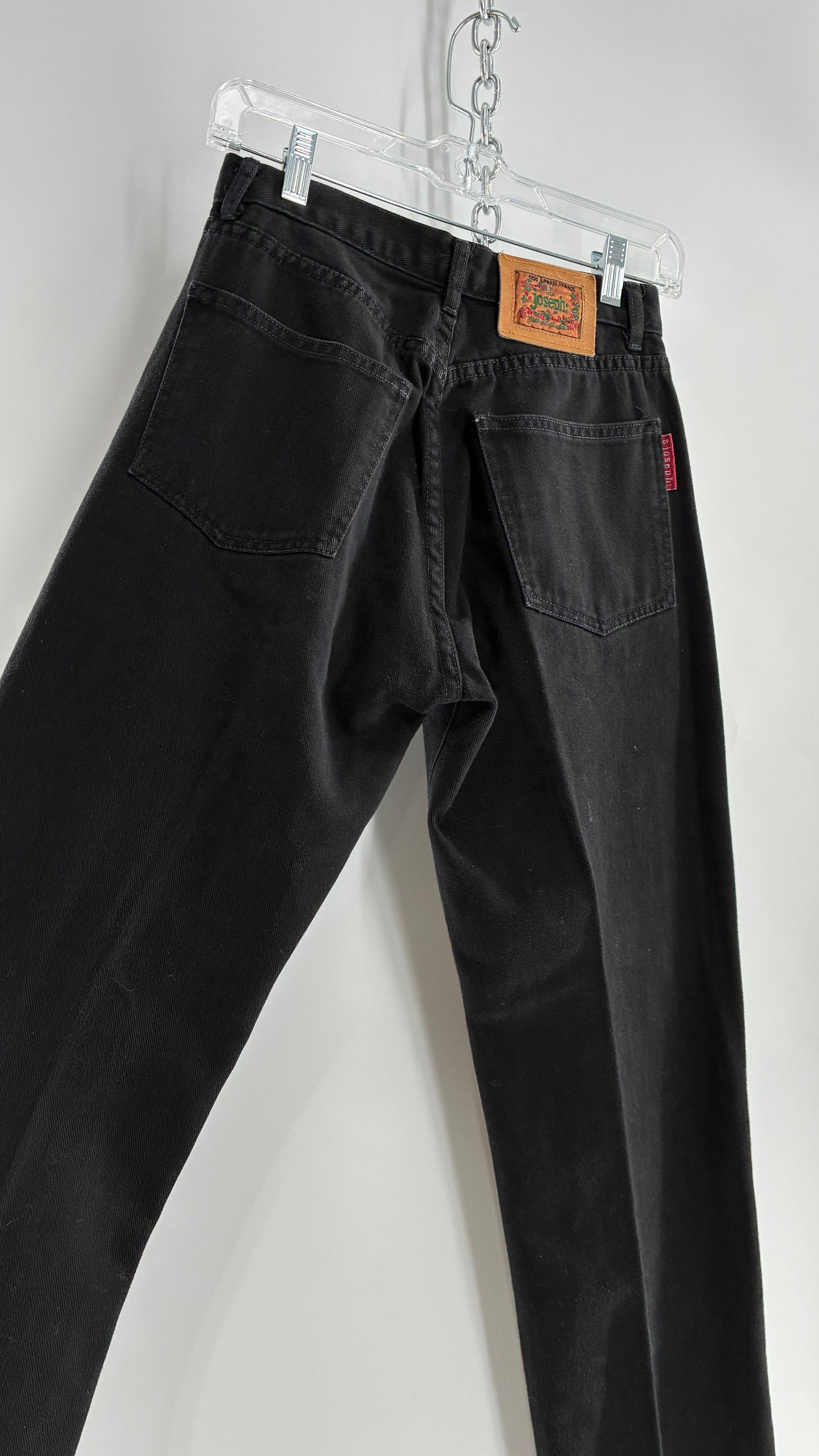 Vintage For Joseph Paris, France Black High Waisted Mom Jean (28)