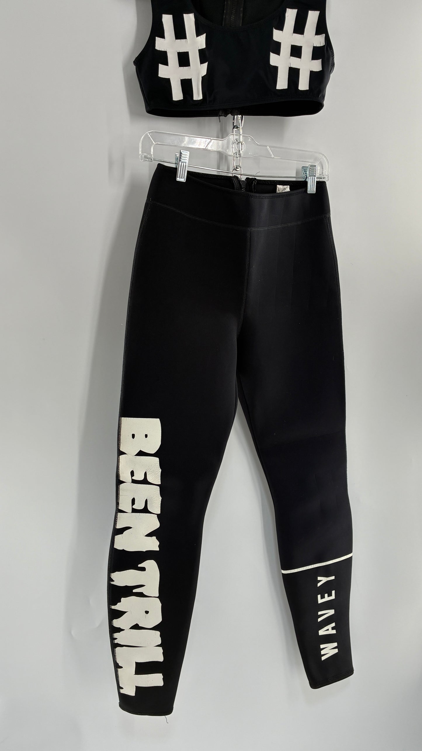Vintage BEEN TRILL Wet Suit Set, Sports Bra and Neoprene Pants (S Top, M Bottoms)