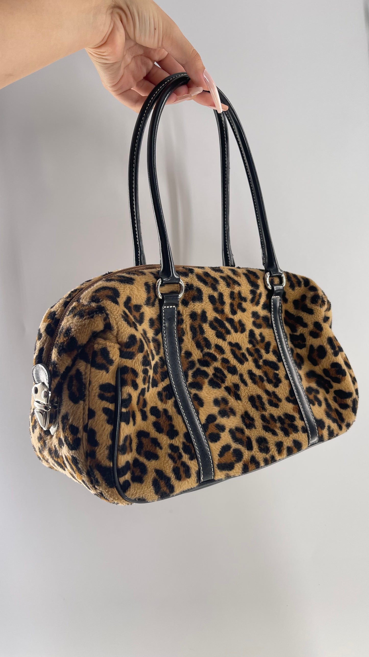 Inauthentic PRADA Vintage Cheetah Printed Fur Bag