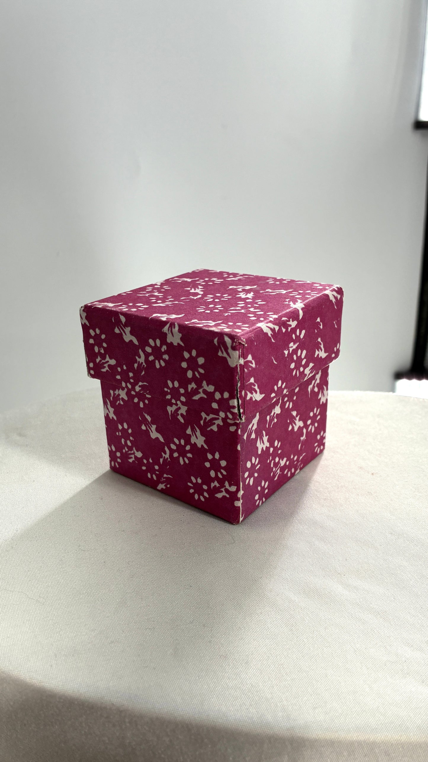 Free People Candle Holder or Small Glass Dipped in Glitter