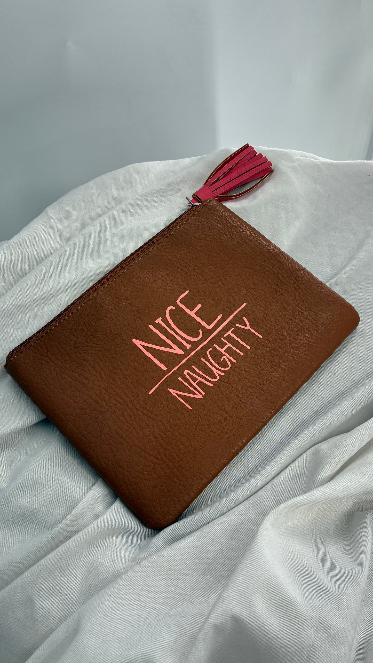 AERIE Nice | Naughty Vegan Leather Tassel Pouch