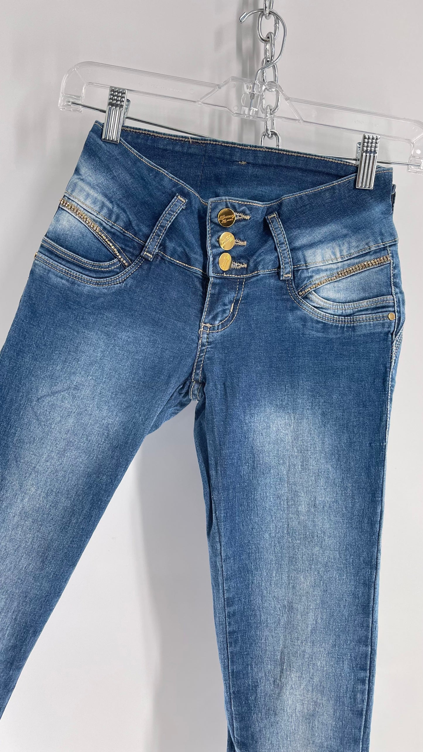 Sawary Brazilian Gold Plaque Jeans (36)