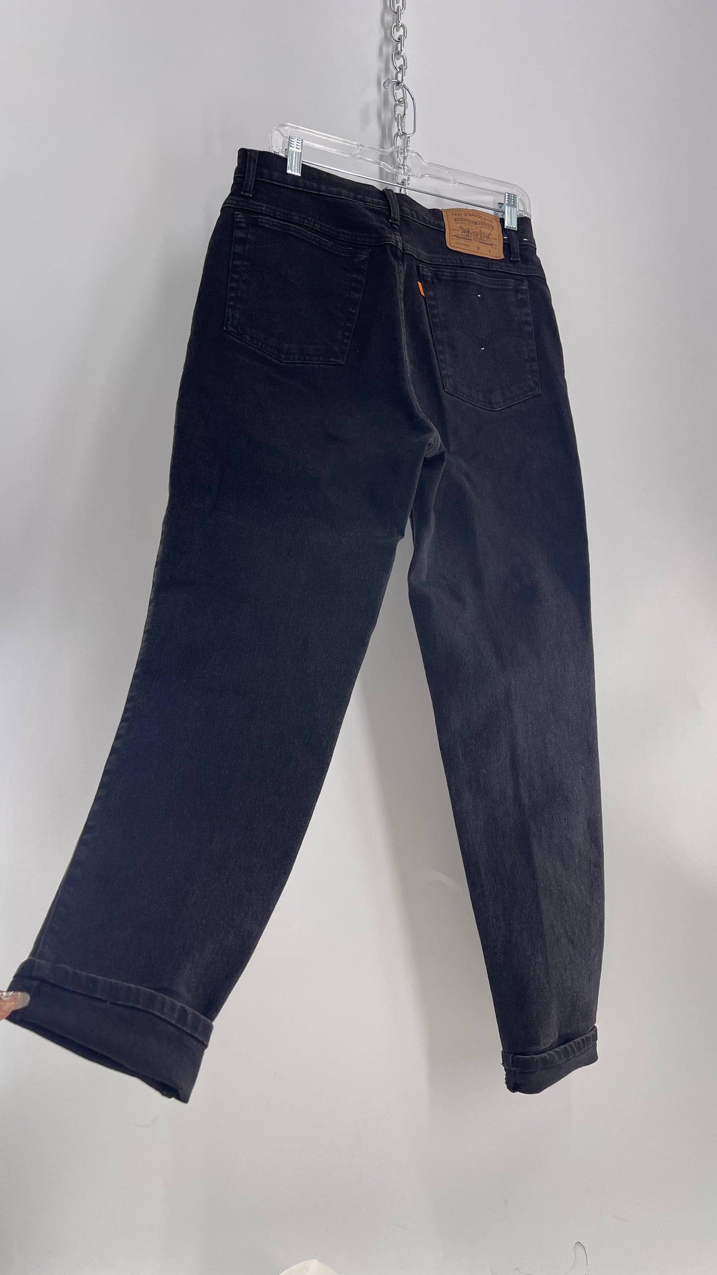 Levi’s Orange Tab 1970’s  Black Denim (Size 15)