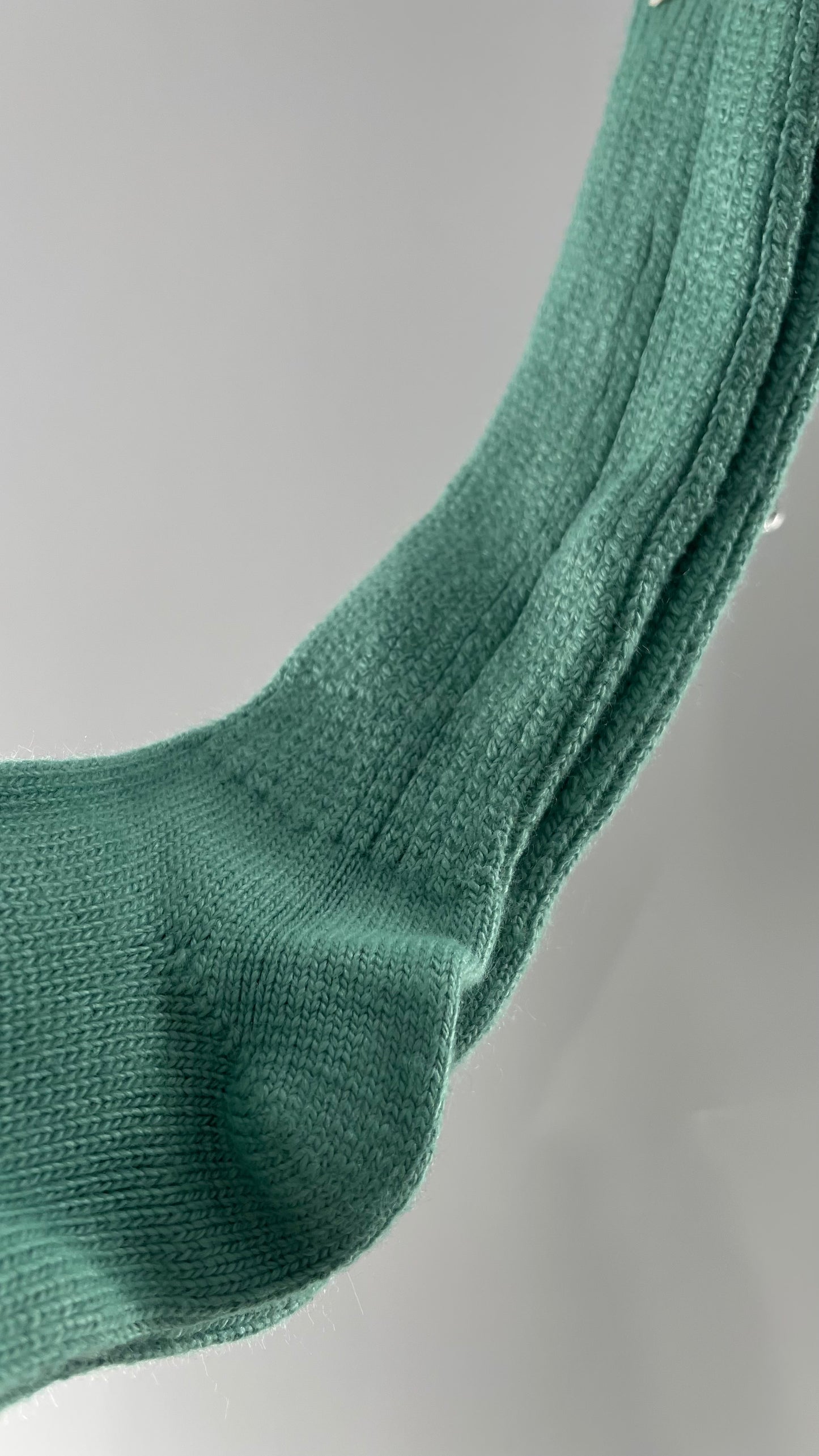 Free People Kelly Green Knee High Knit Socks