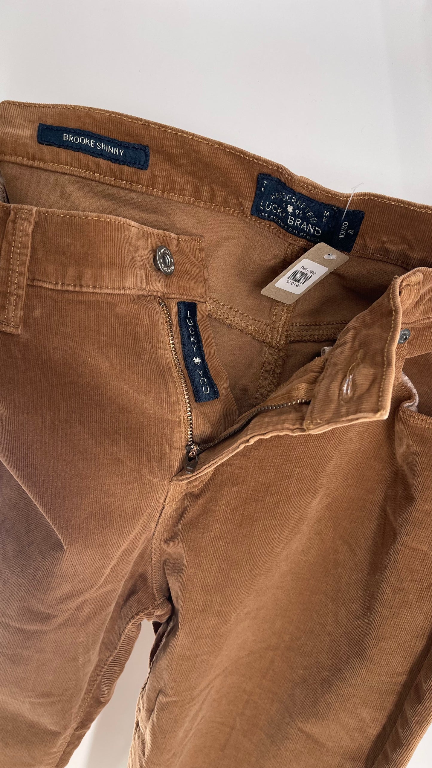 Lucky Brand Brooke Brown Corduroy Jeans  (10/30)