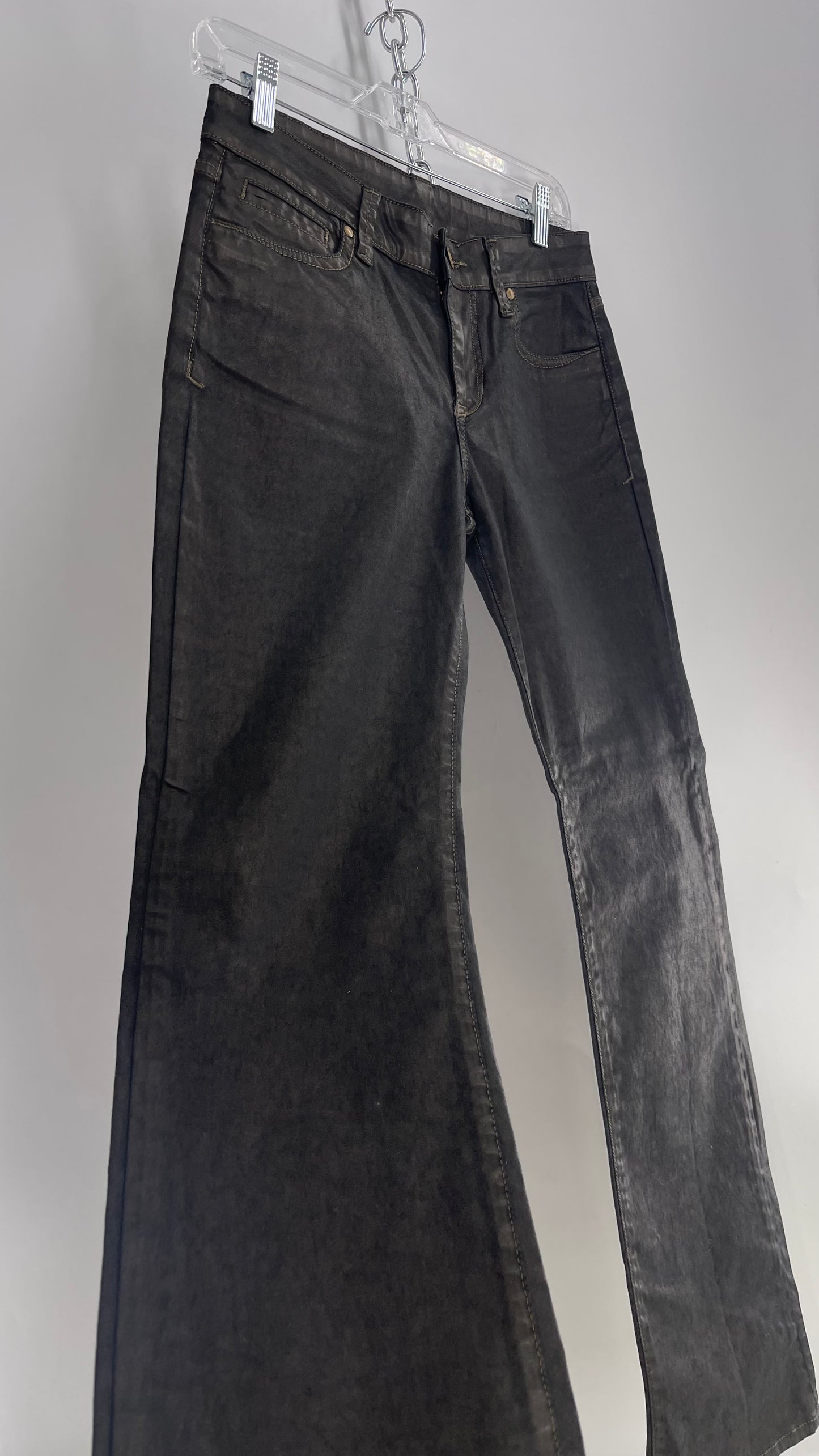 ACQUAVERDE Paris Metallic Mud Tone Jeans (28)