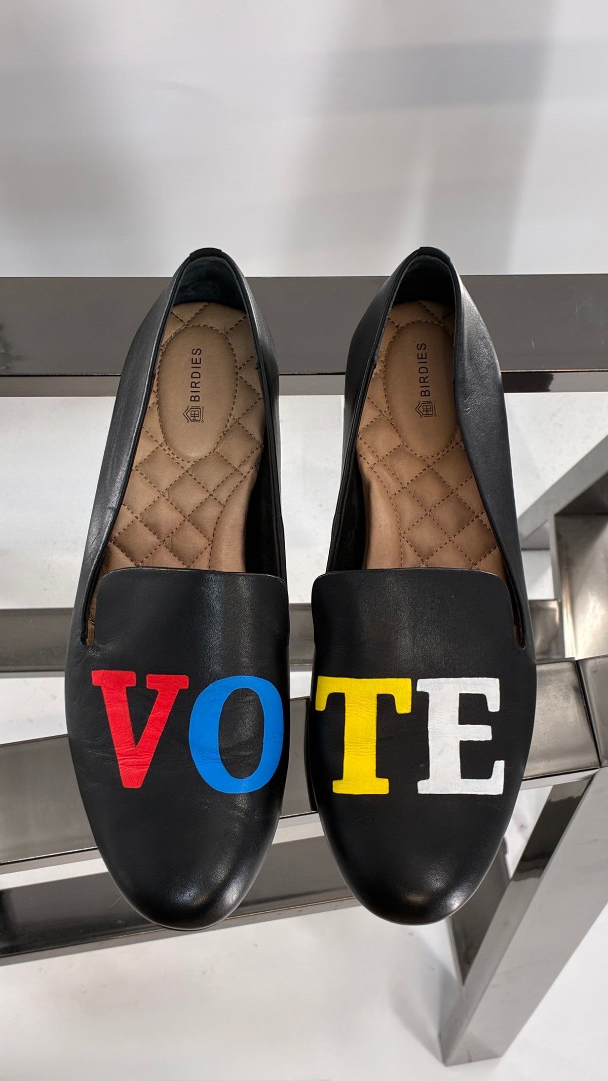 Vintage BIRDIES Rare Limited Edition VOTE Loafers (10)