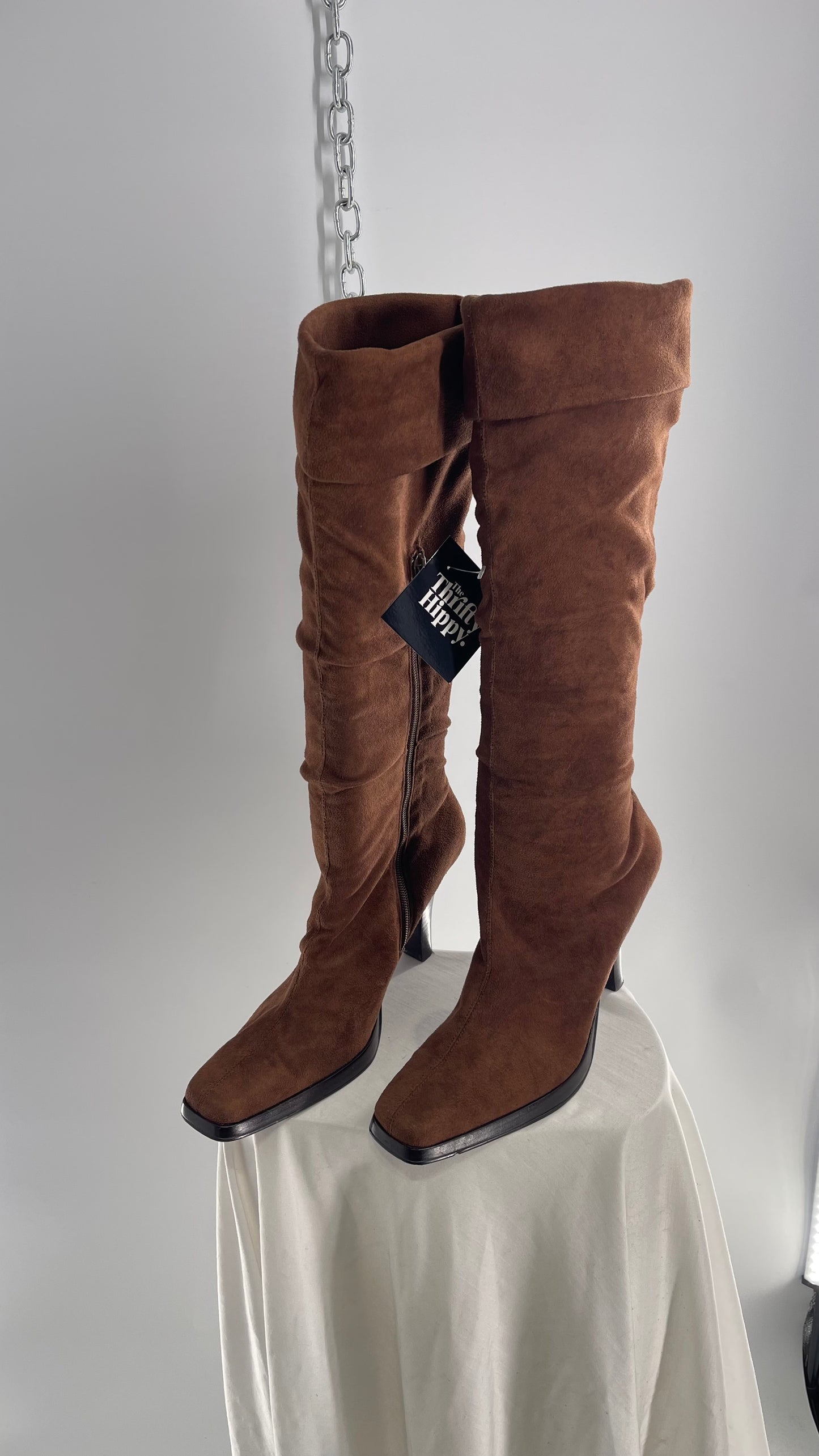 Vintage DIBA Round Toe Knee High Boots (10)