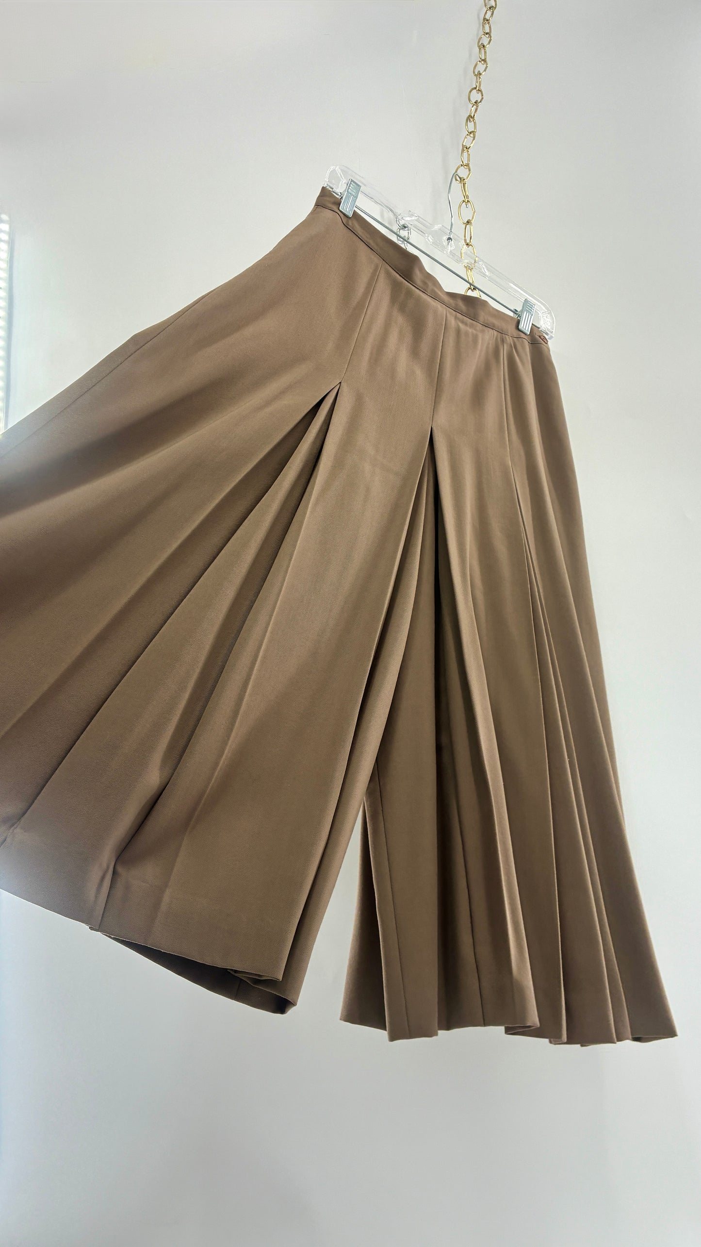 Vintage J’ENVIE SPORT NEW YORK 100% Pure Wool Pleated Wide Leg Culottes (10)