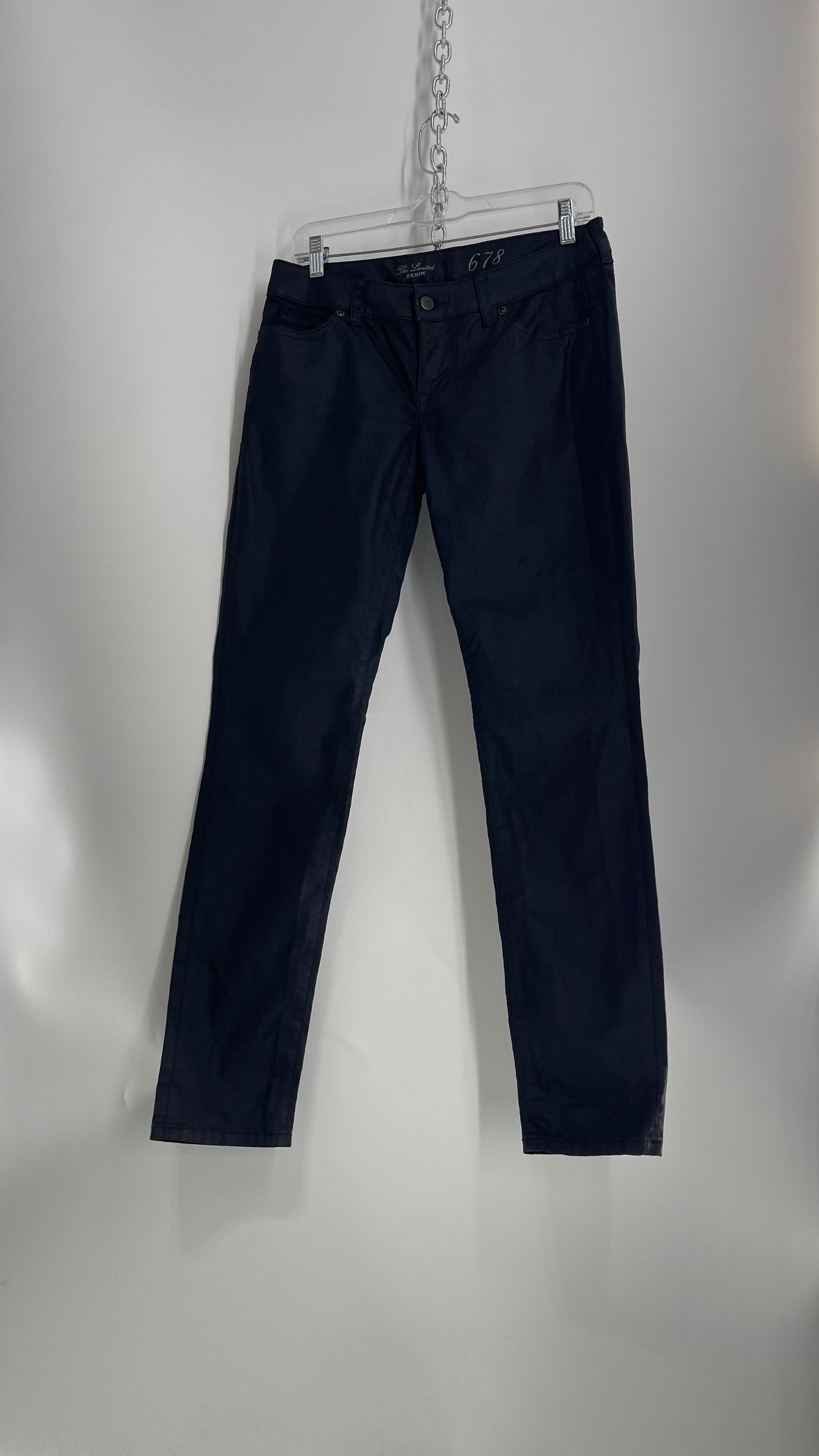 The Limited Blue/Black Metallic Jeans (6)