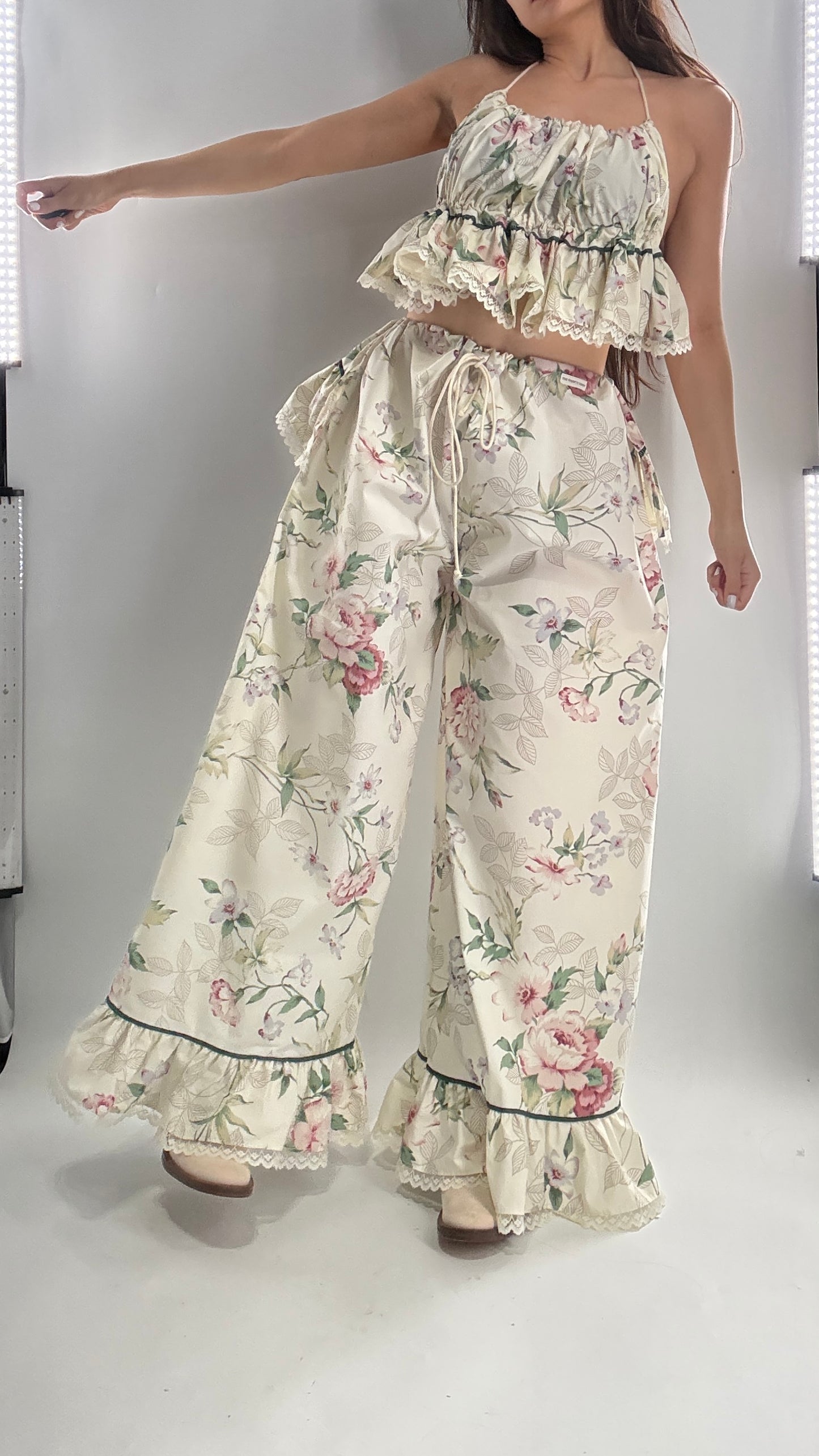 Vintage Floral Handmade Two Piece Play Set (XS-M)