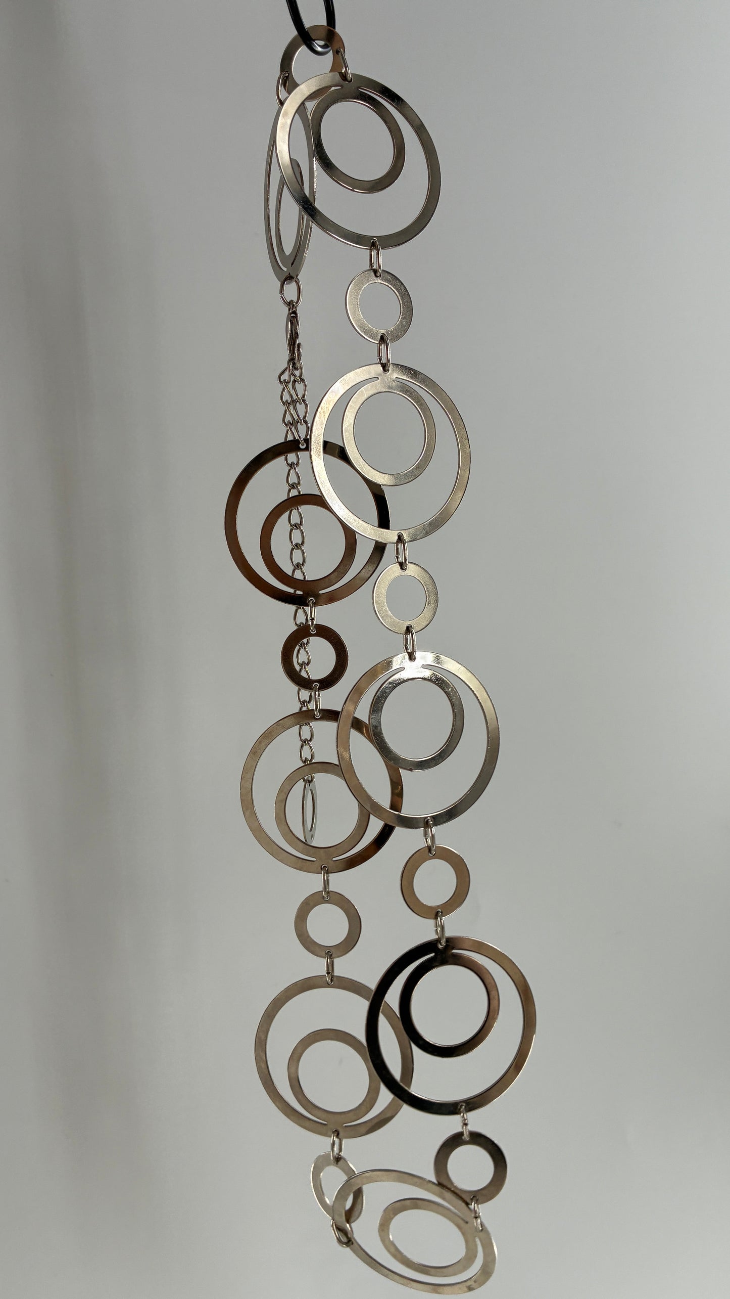 Vintage Disco Style Metal Circle Belt