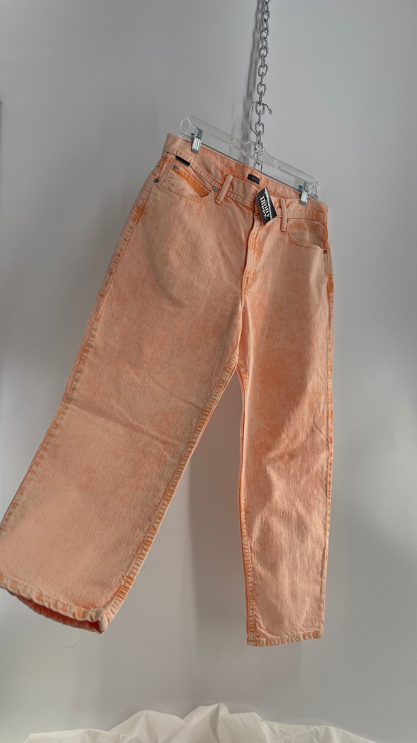 BDG Acid Wash Orange Jeans (31)