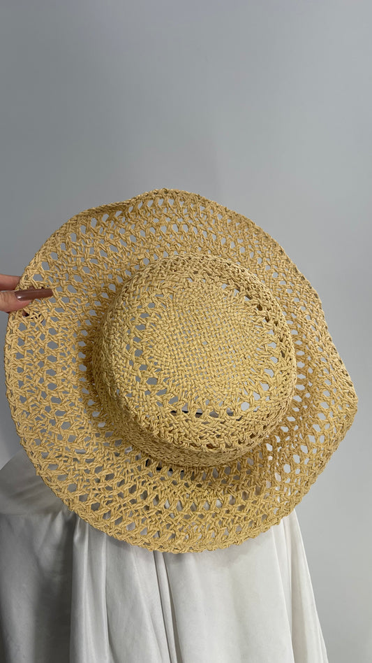 Round Brim Straw Sun Hat