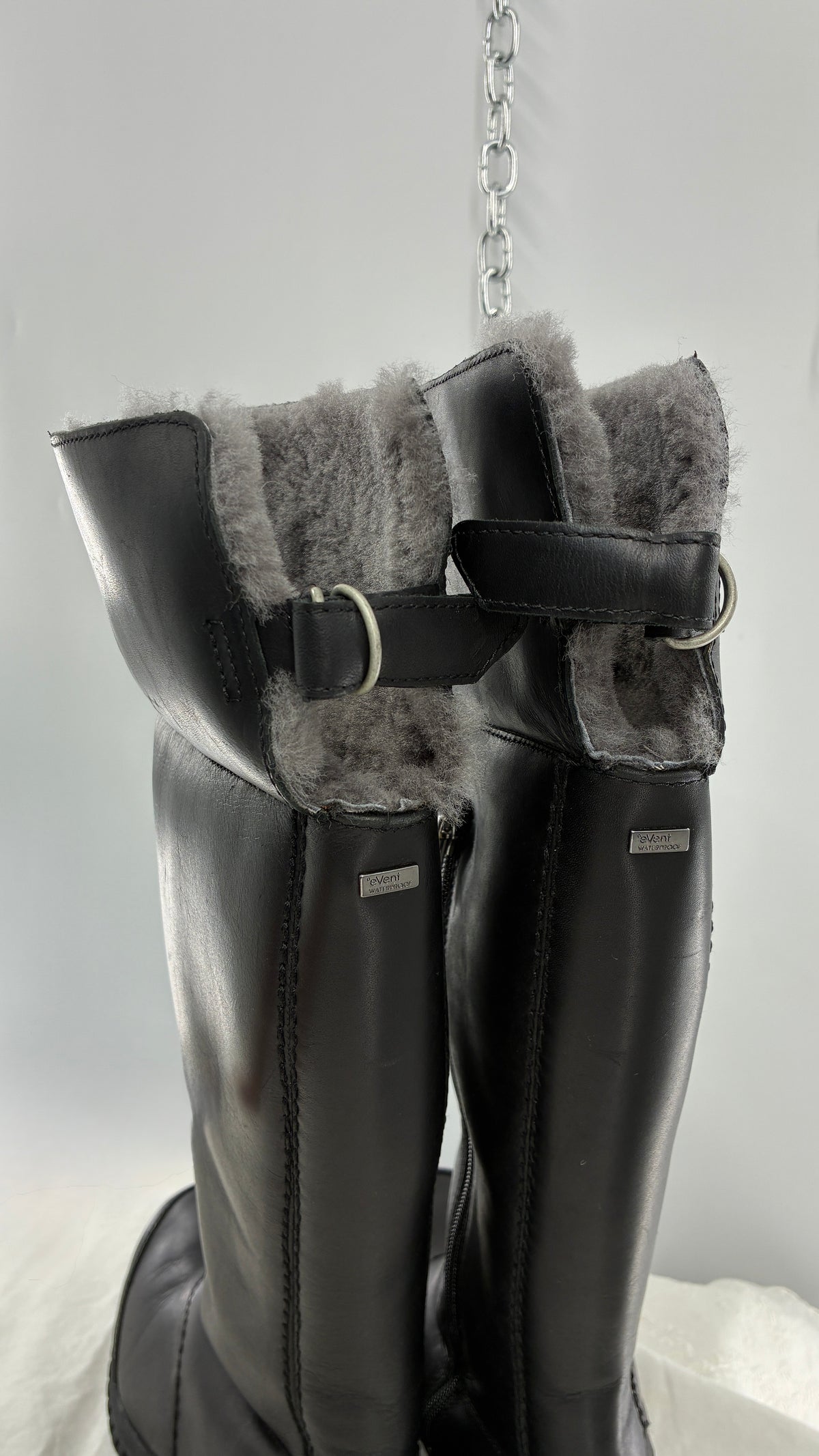 Vintage UGG Miko Thick Industrial Leather Chunky Boot (8)