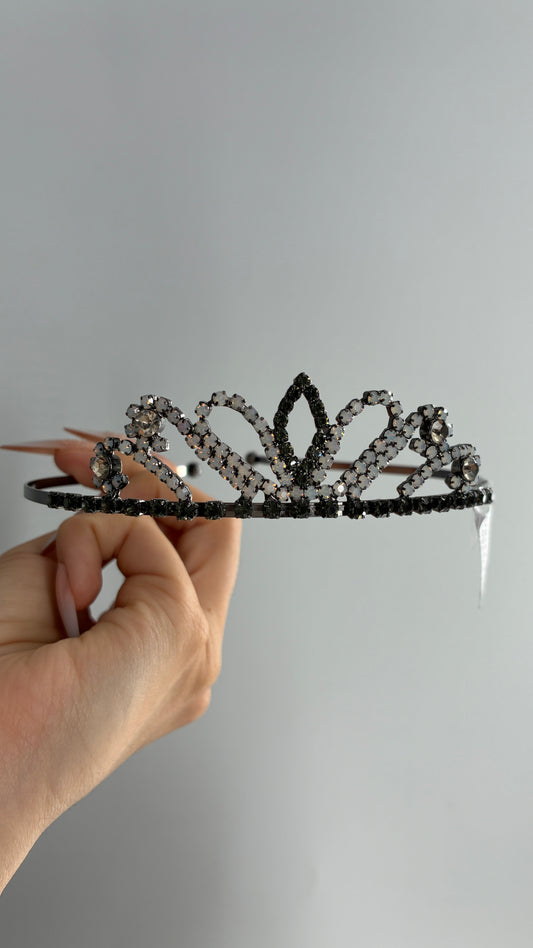 Free People Metal Rhinestone Tiara Headband