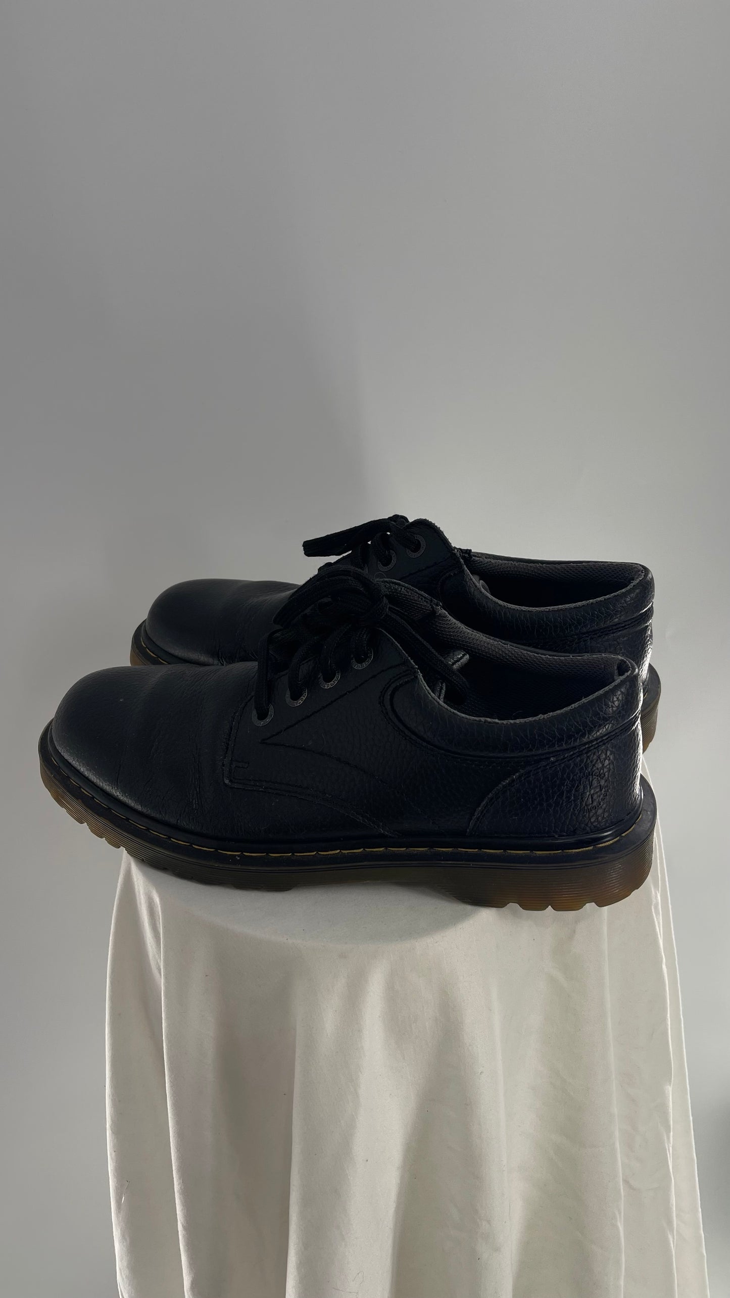 Vintage Dr. Martens Black Leather Men’s Oxfords (12)